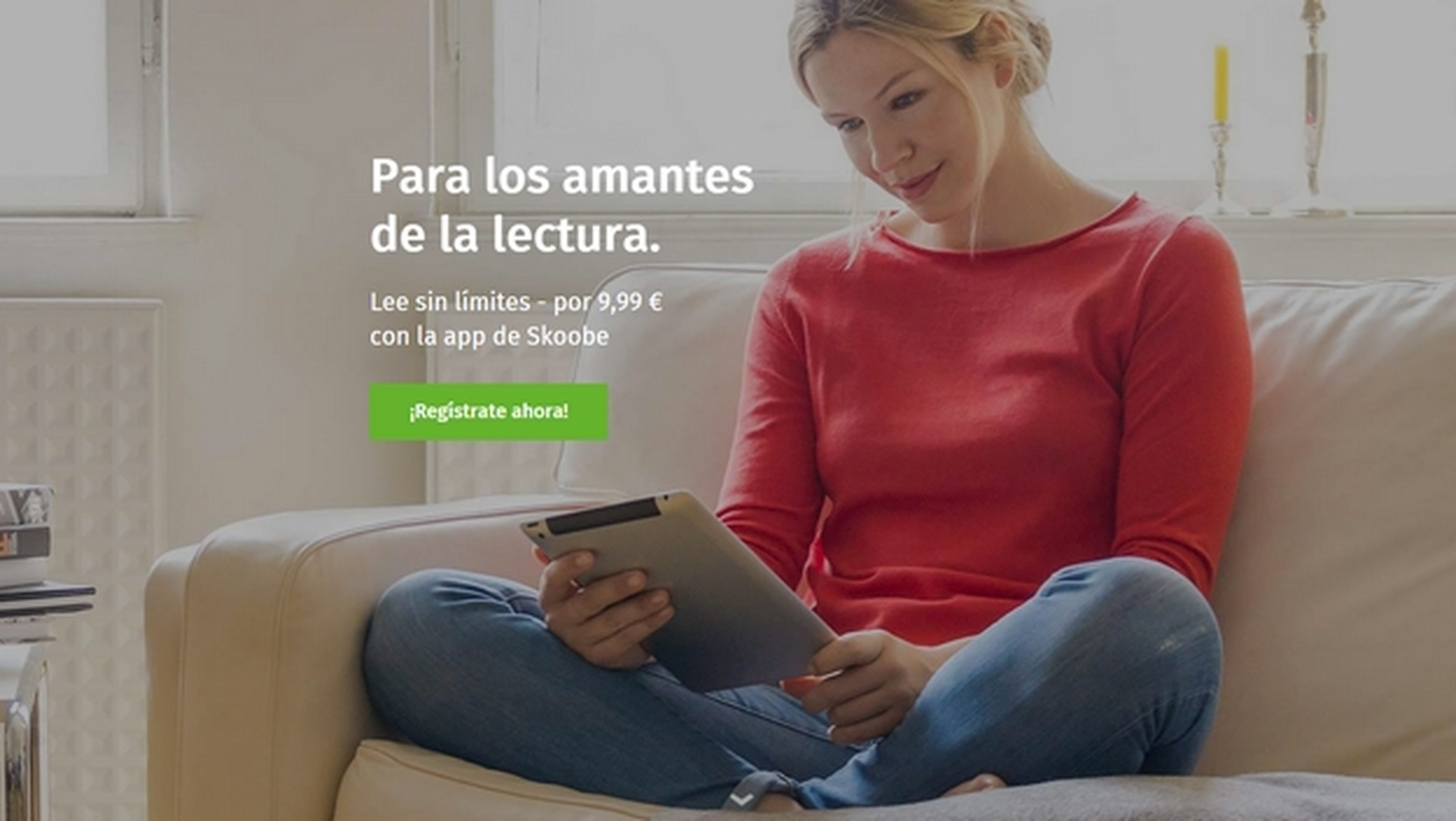 Llega Skoobe, el servicio de lectura con tarifa plana y miles de ebooks en español, estilo Spotify.