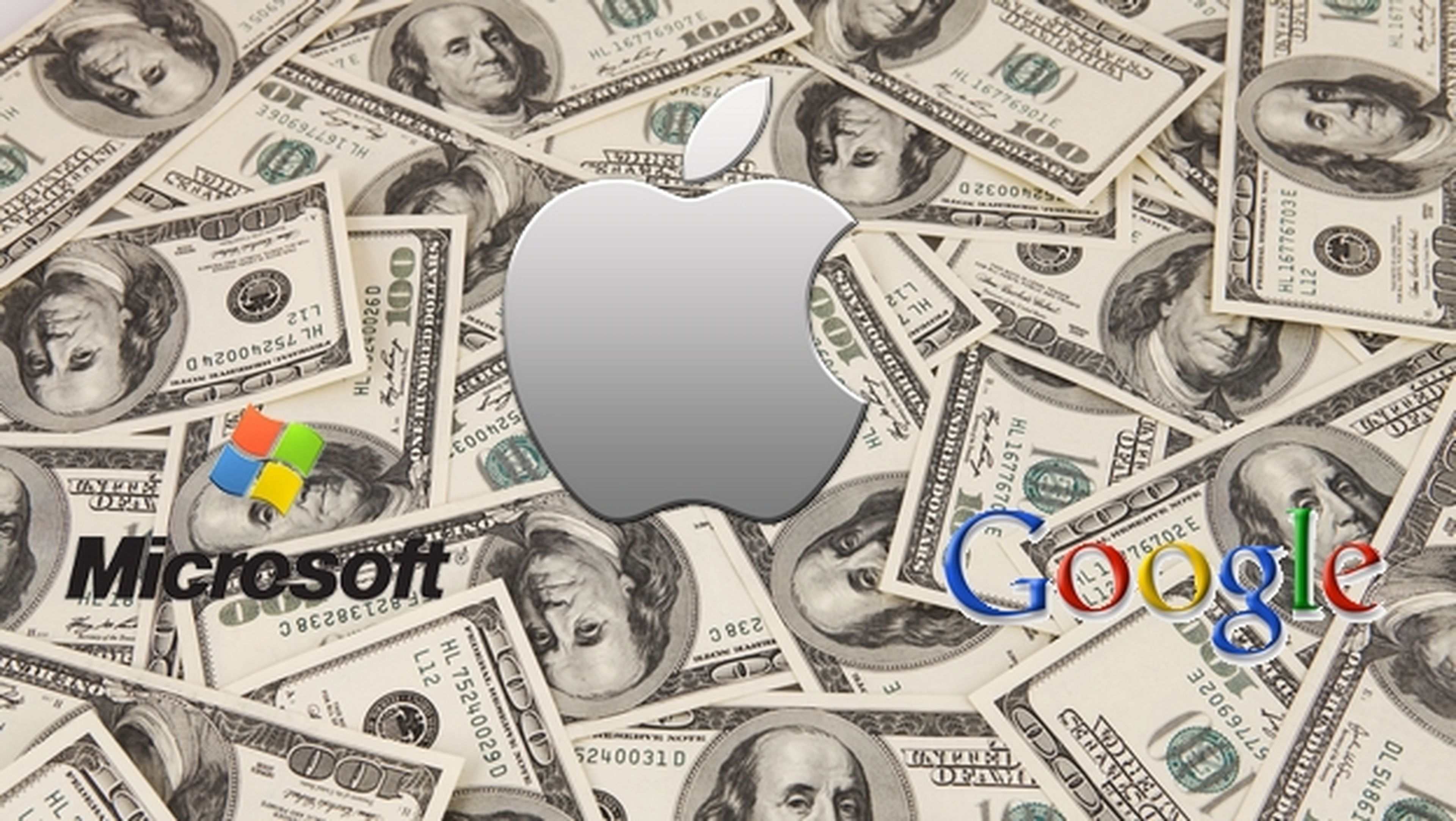 Apple, Microsoft y Google, las compañías más valiosas del mundo.