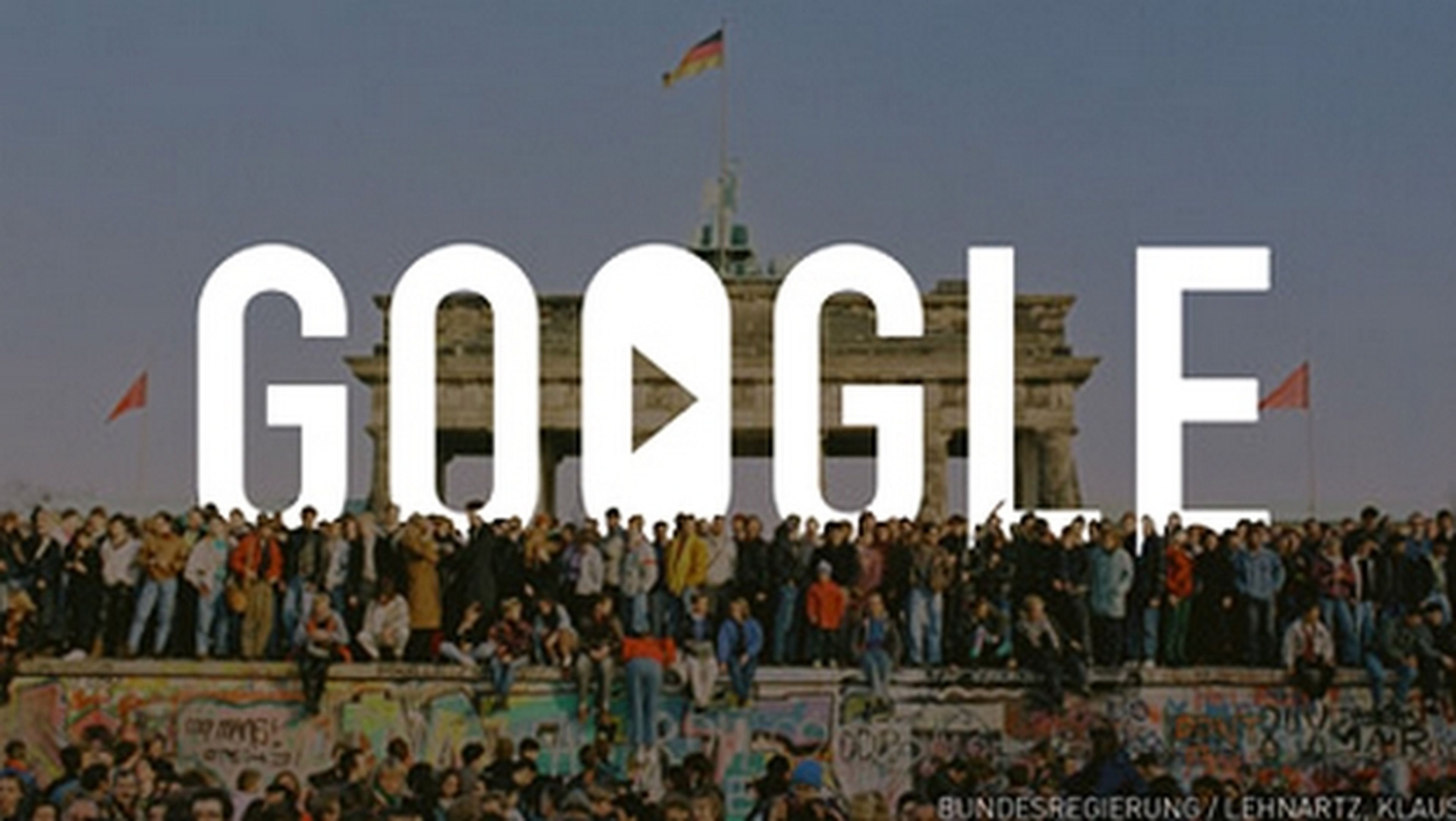 Google celebra el 25 Aniversario de la Caída del Muro de Berlín con un emotivo doodle en vídeo.