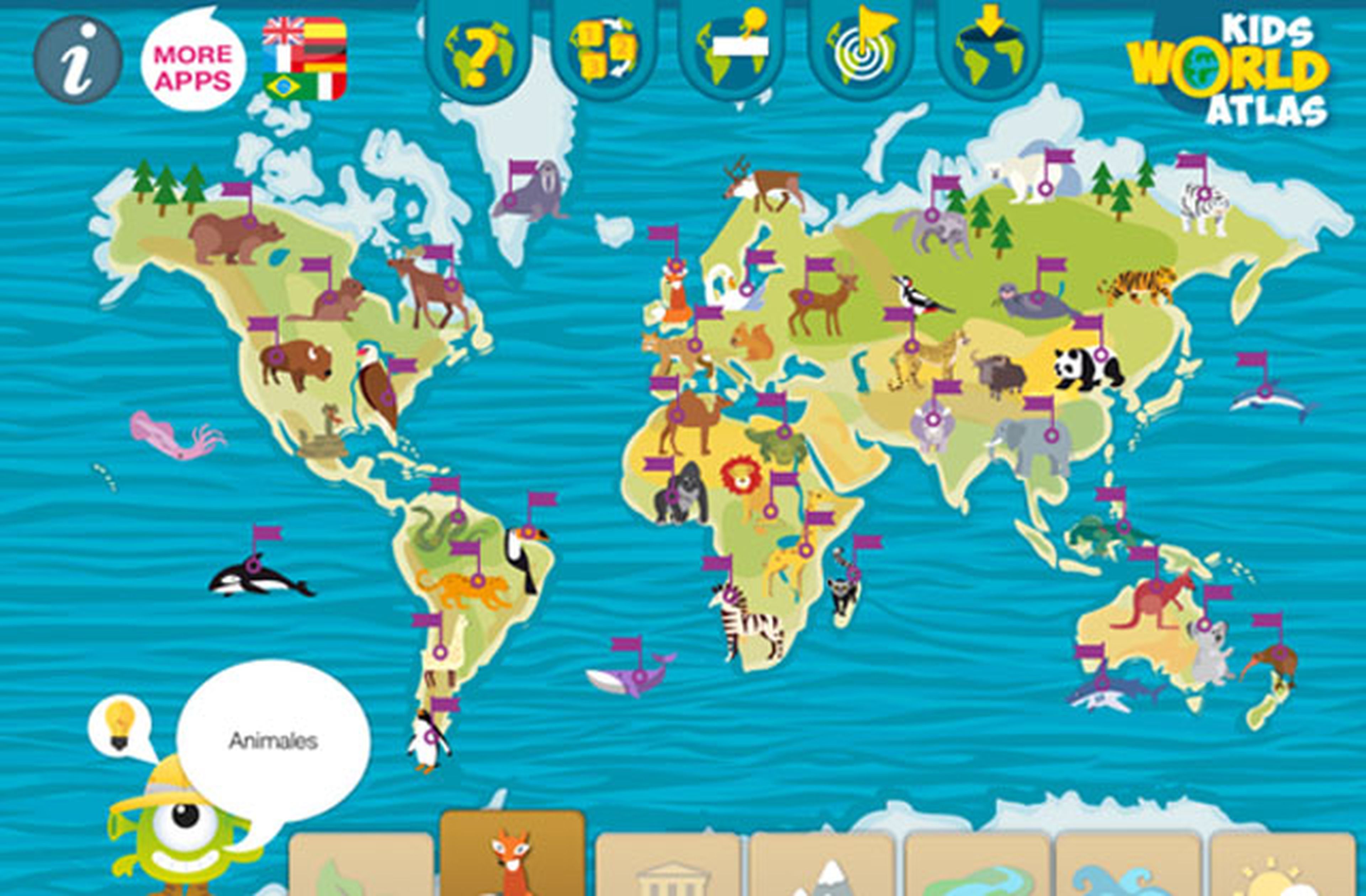 Atlas del mundo para niños