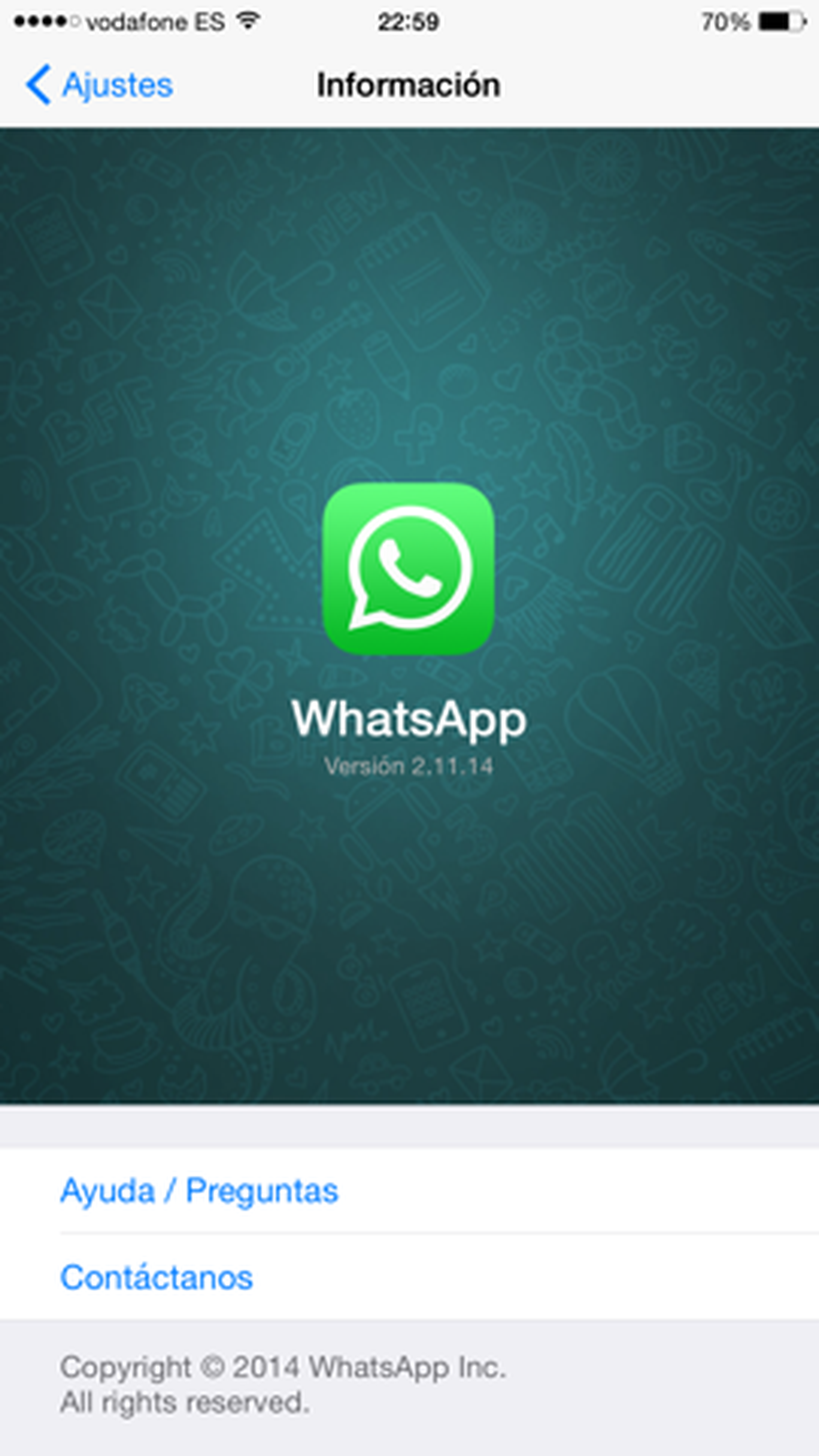 WhatsApp lanza actualización para iOS