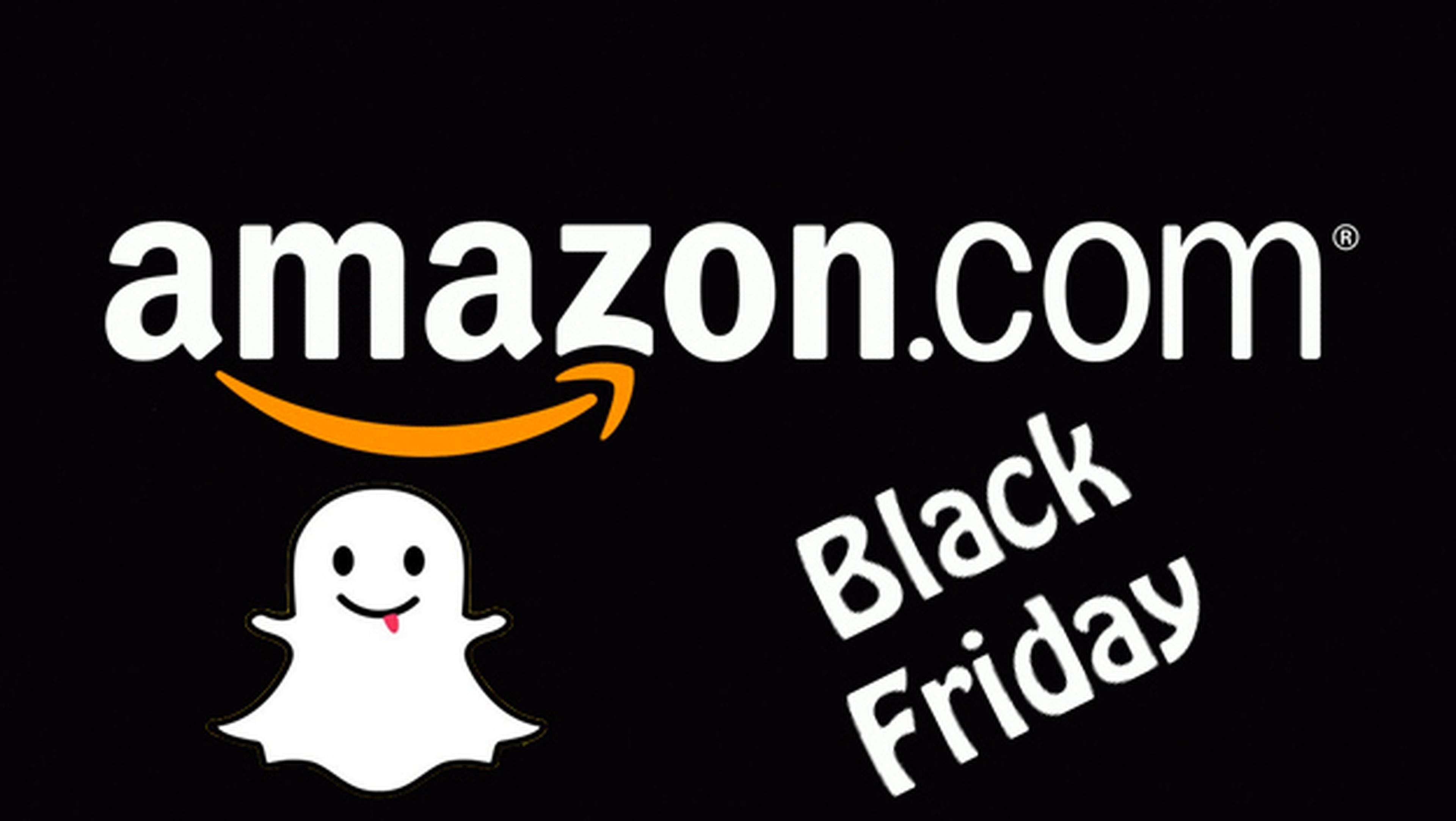 Black Friday: Amazon usa Snapchat para mostrar sus ofertas