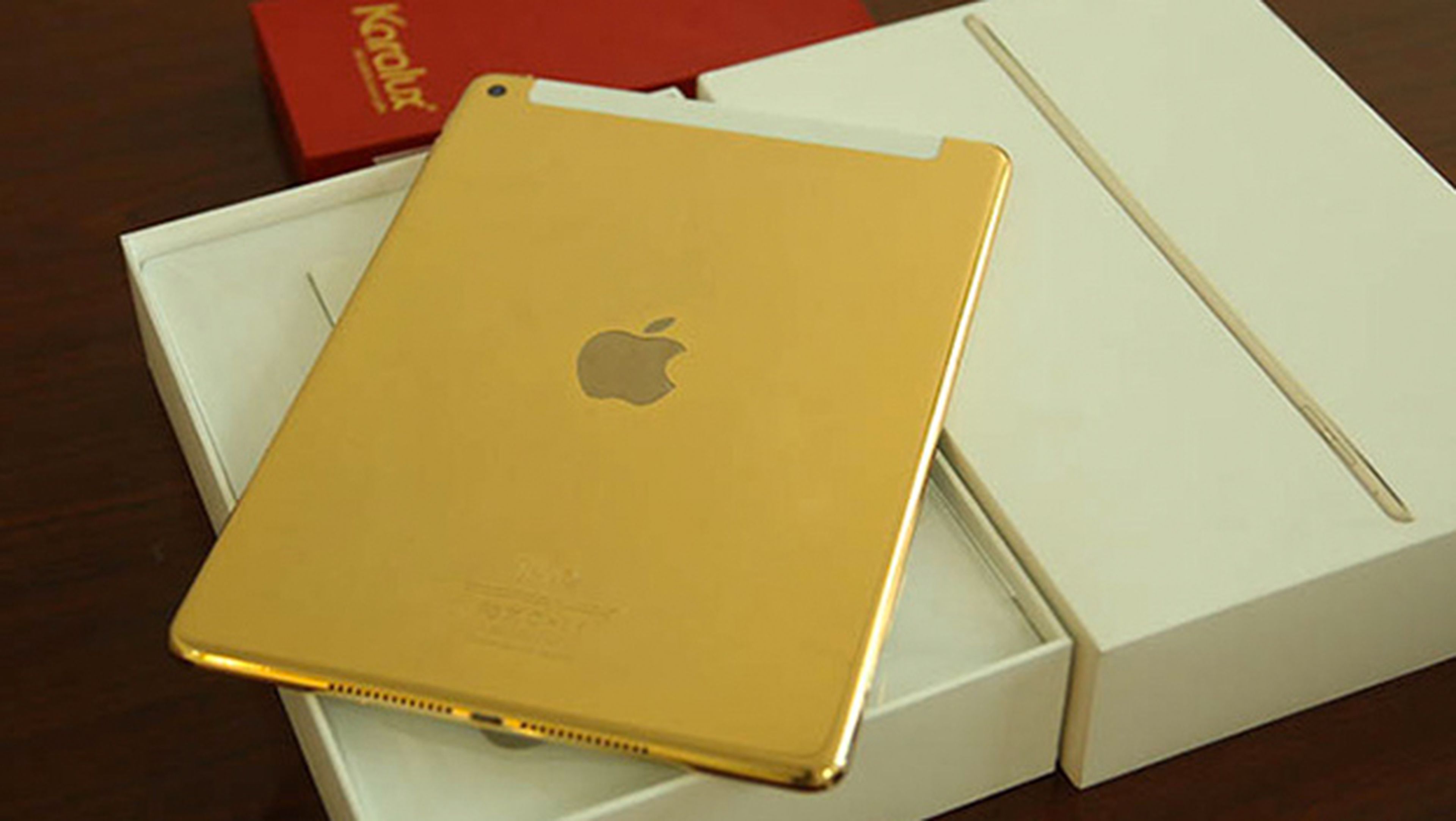 Así luce el nuevo iPad Air 2 de oro de 24 quilates
