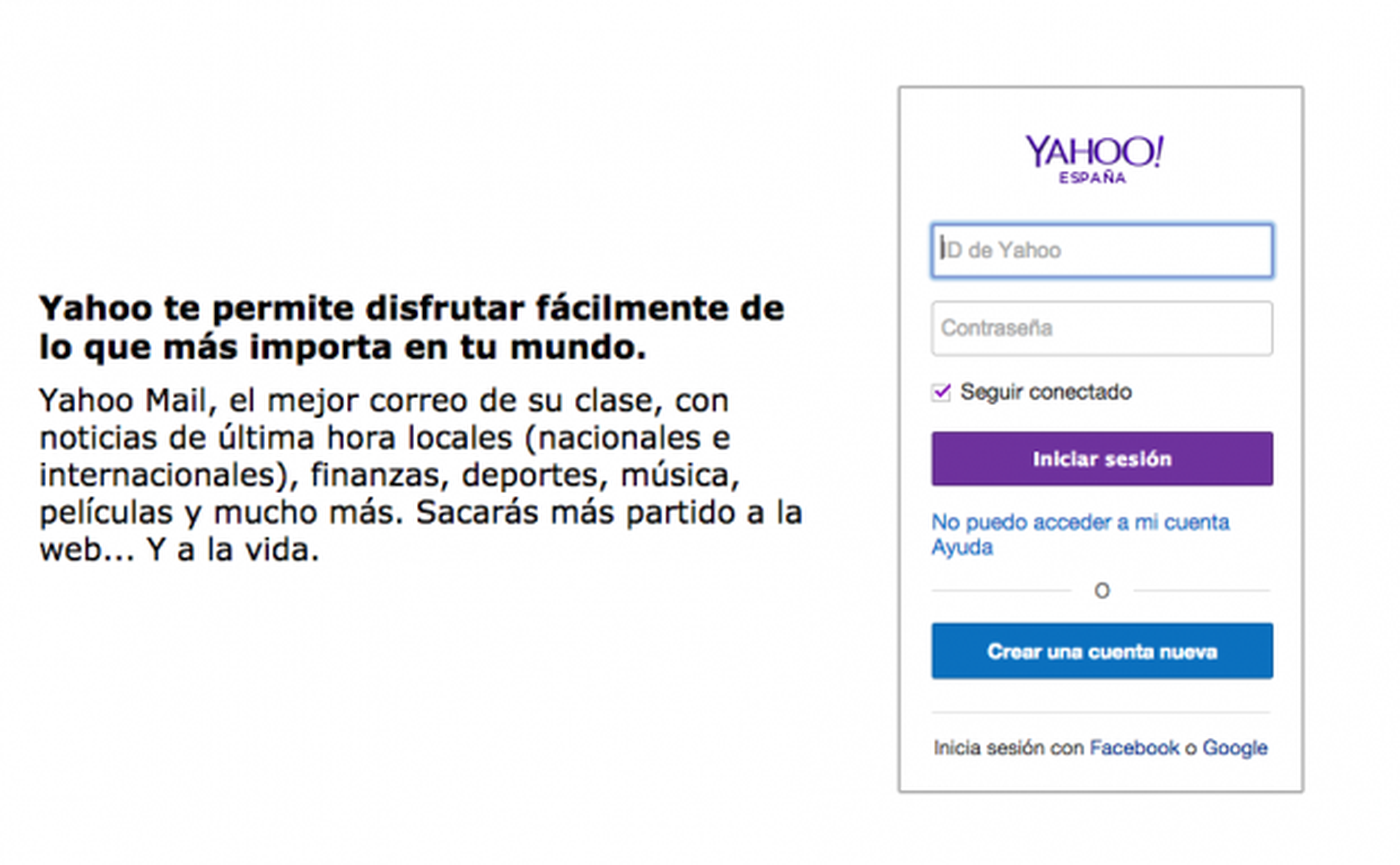 Yahoo Correo - ¿Cómo Entrar o Iniciar Sesión en Yahoo.com? 