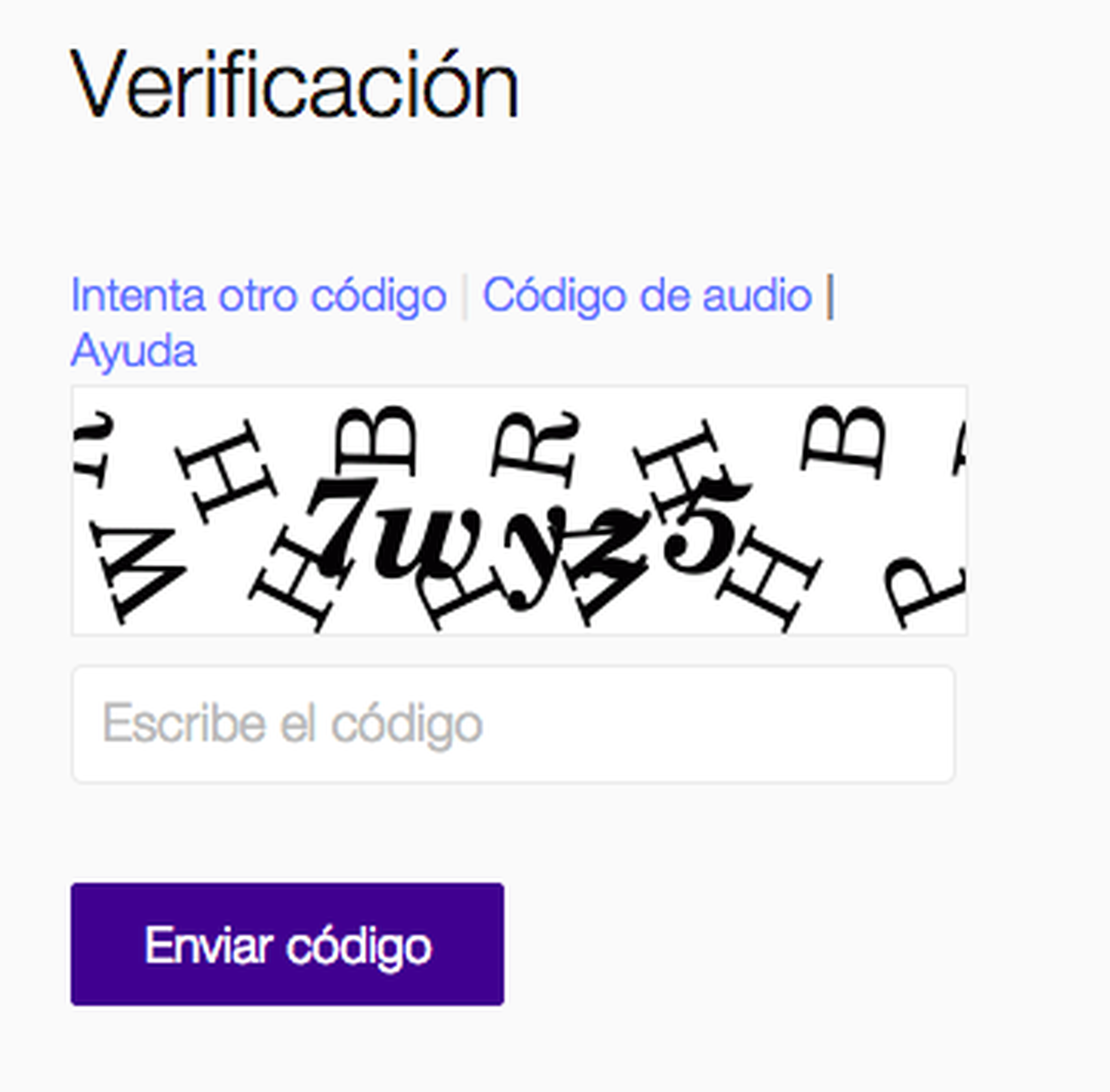 Verificación de Yahoo! Mail