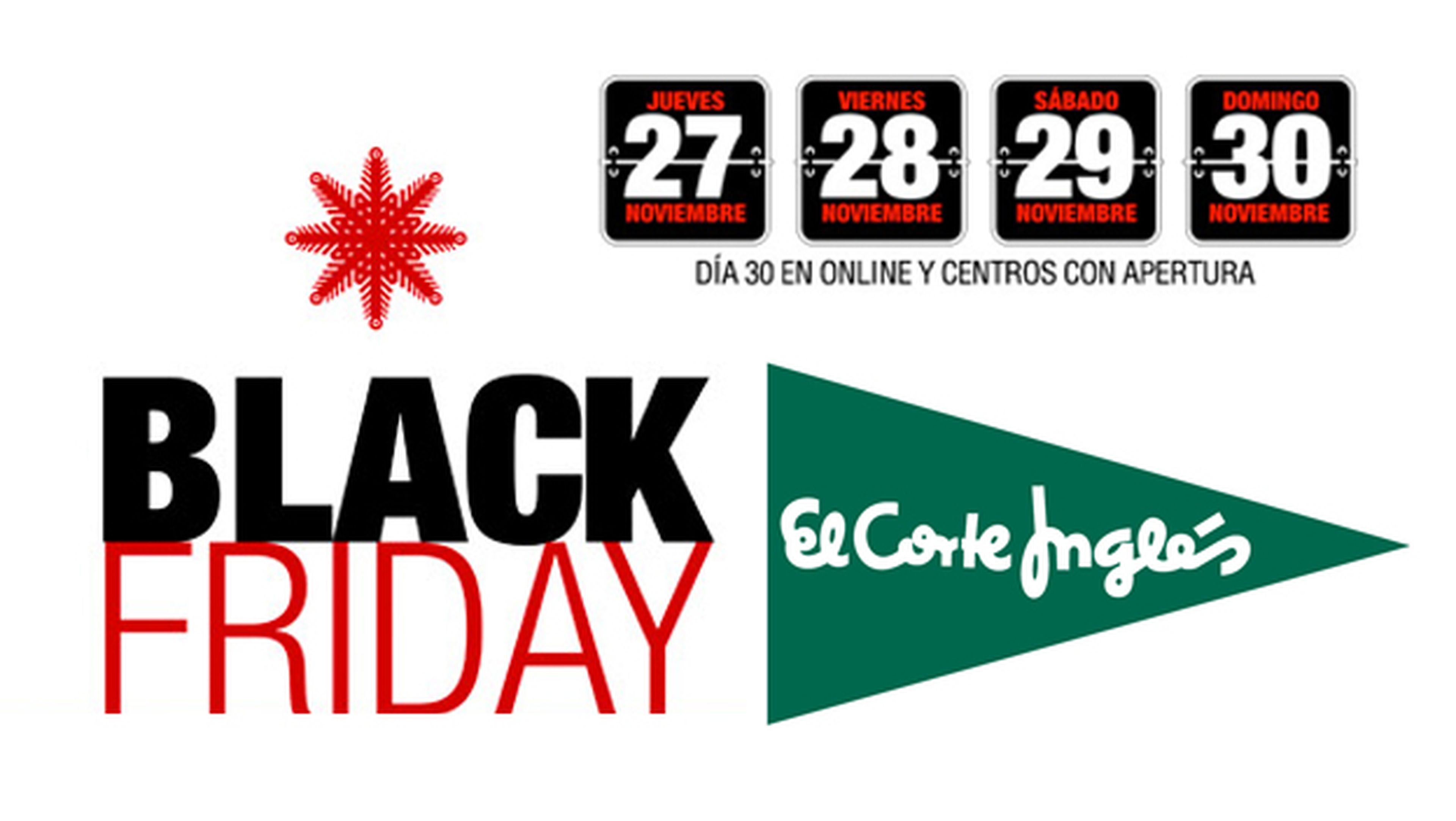 Ofertas Black Friday El Corte Inglés