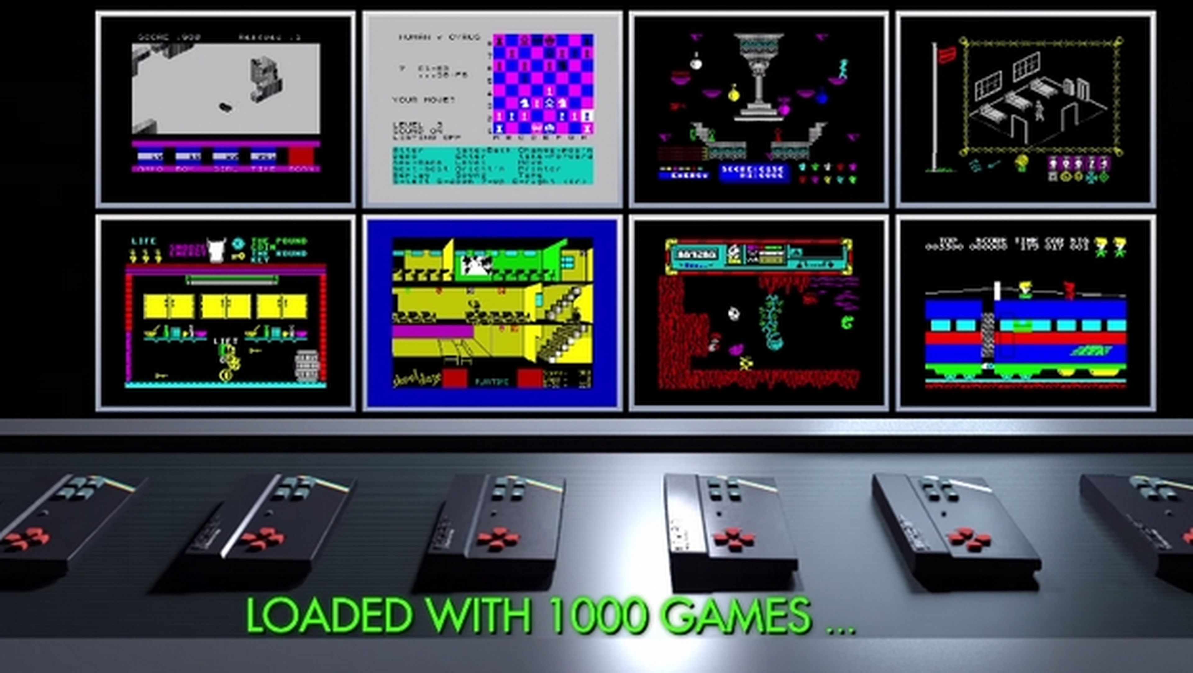Sinclair ZX Spectrum Vega, el nuevo ordenador creado por Sir Clive Sinclair que incluye 1000 juegos de Spectrum.