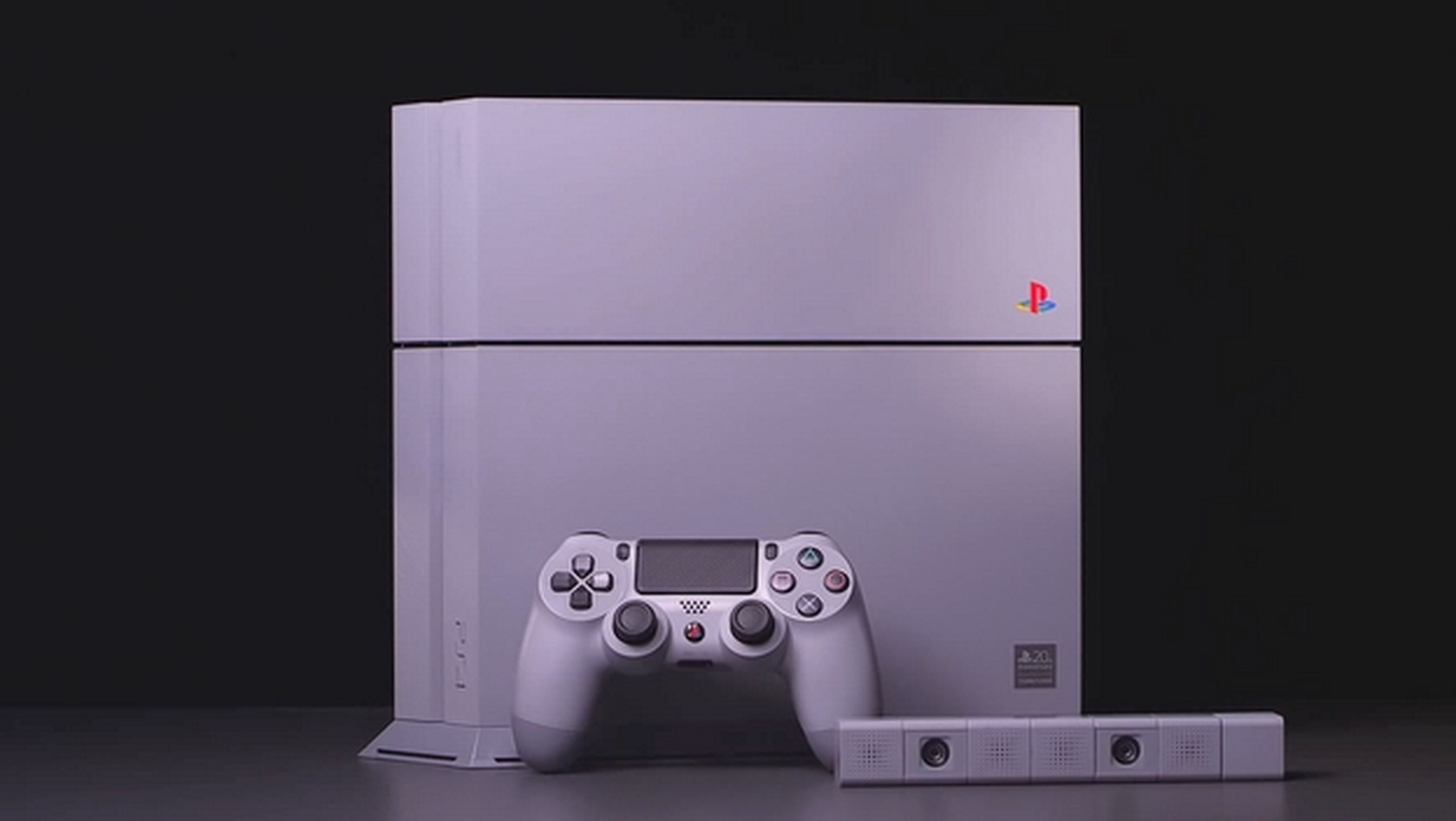 Unboxing de la nostálgica PlayStation 4 20 Aniversario con los colores de la PlayStation original.