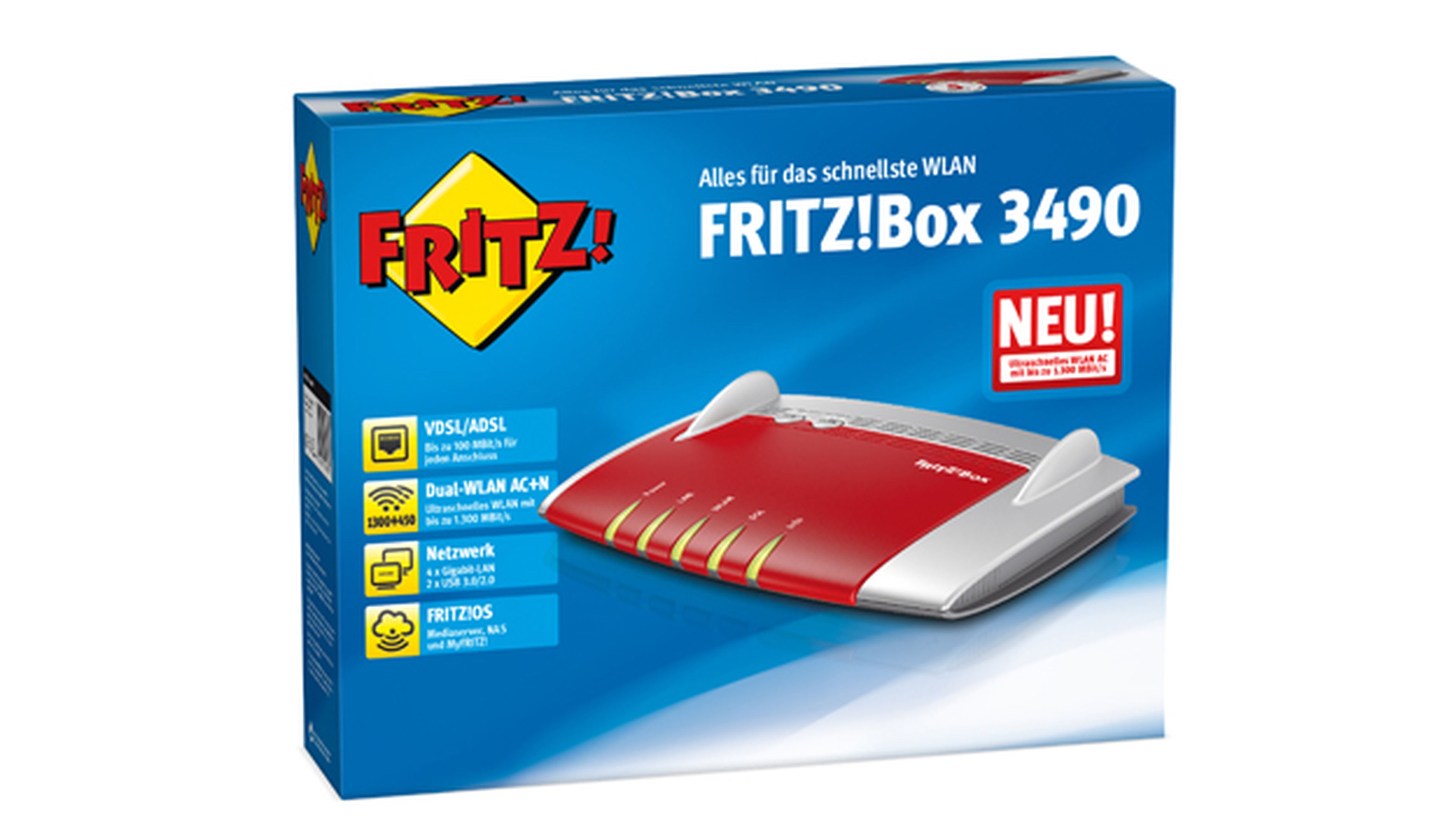AVM lanza FRITZ!Box 3490, su nuevo modelo de FRITZ!Box