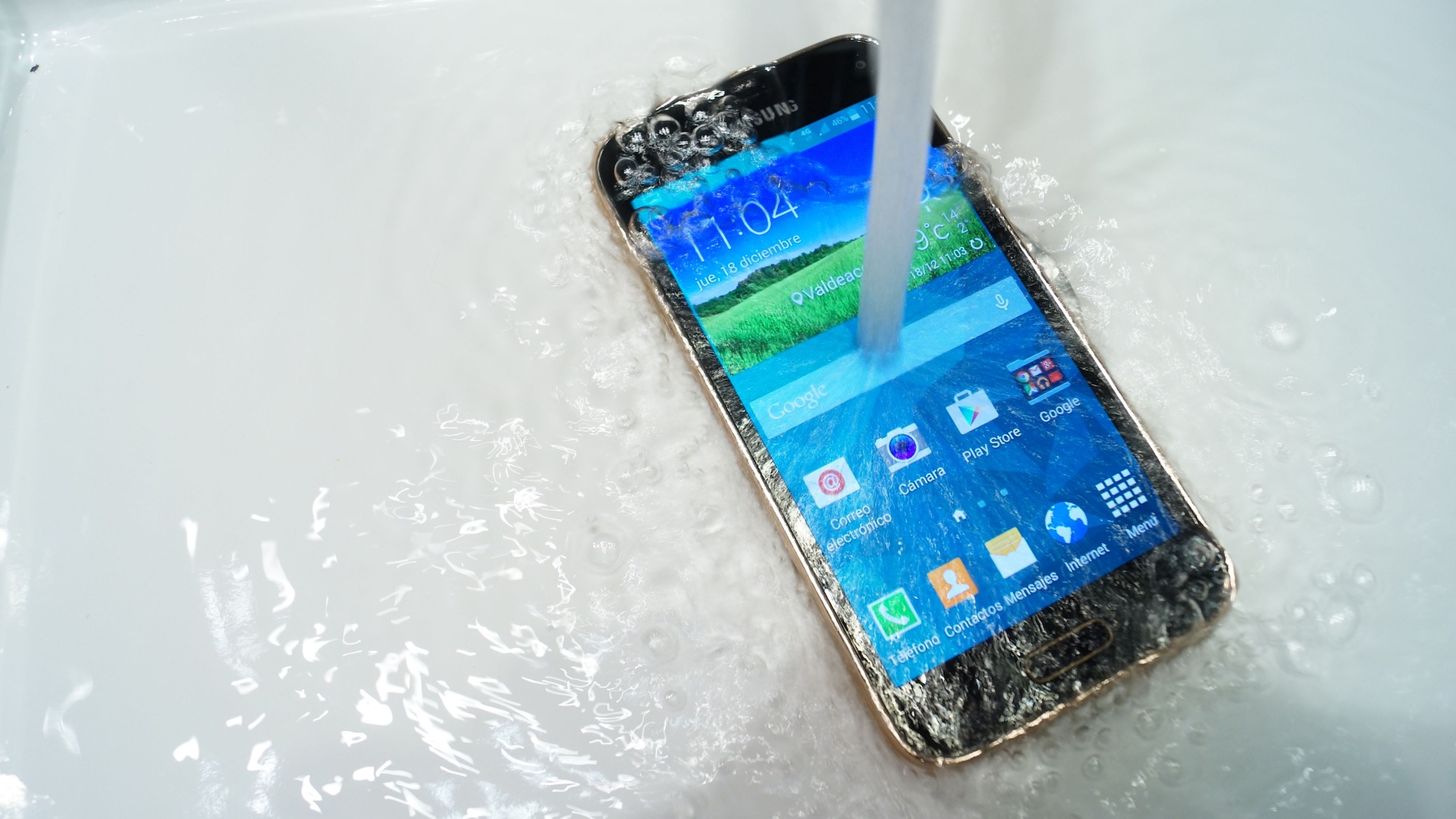 Samsung Galaxy S5 Mini Agua
