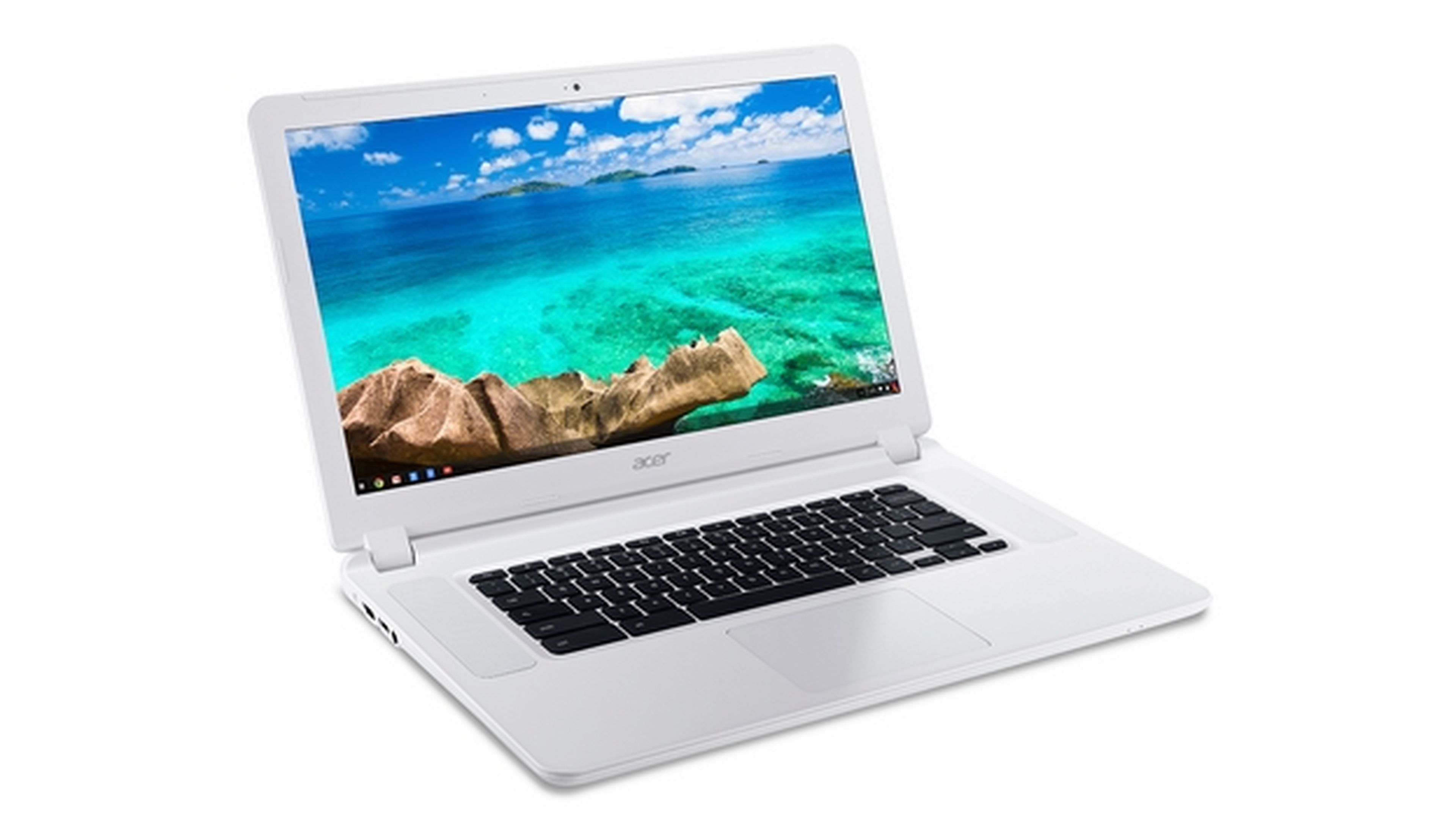 Acer desvela el Chromebook más grande del mundo, Acer Chromebook 15, con pantalla de 15 pulgadas, en CES 2015.