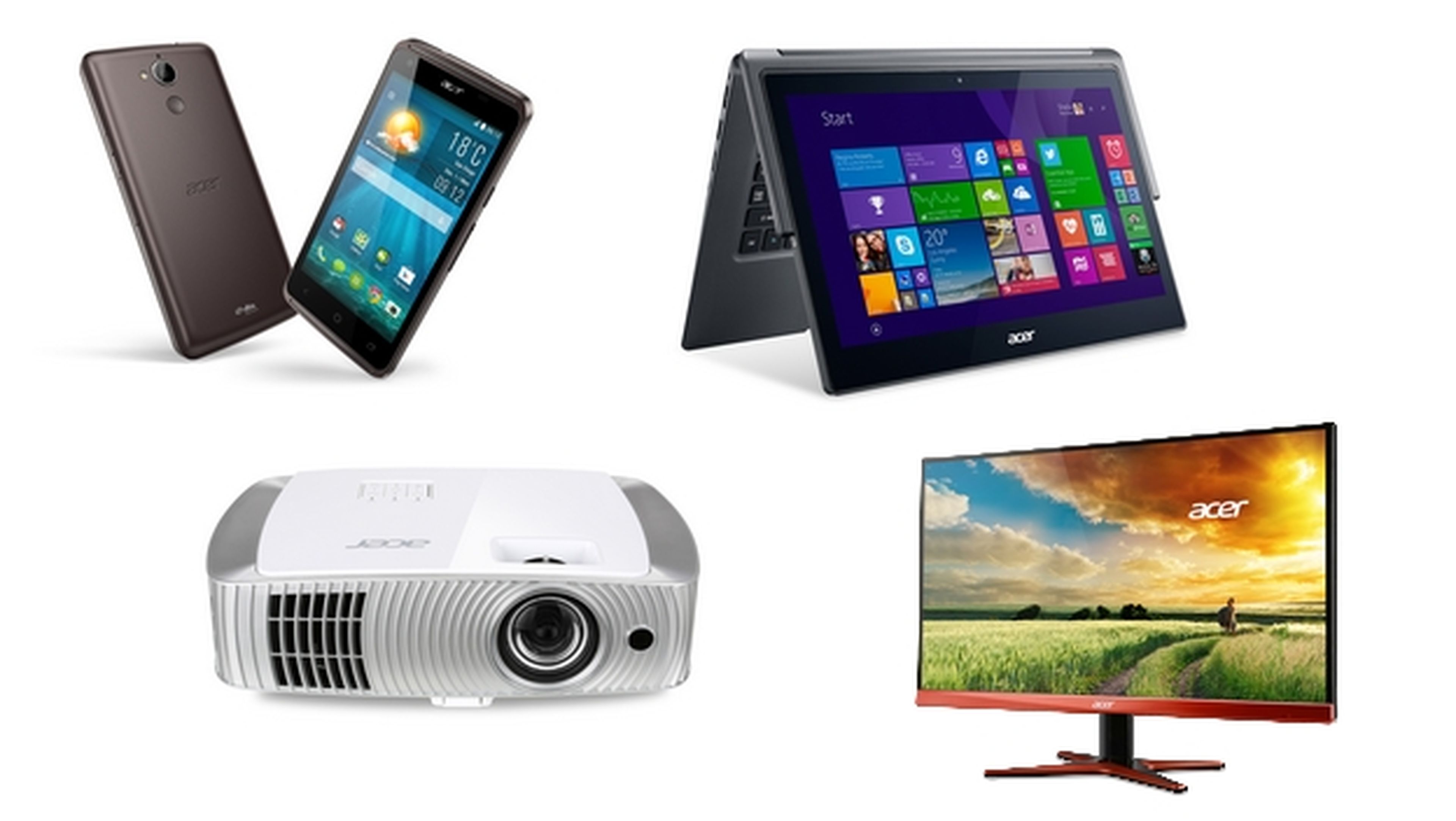 Acer en CES 2015: Smartphones, portátiles, monitores, proyector y centro de entretenimiento.