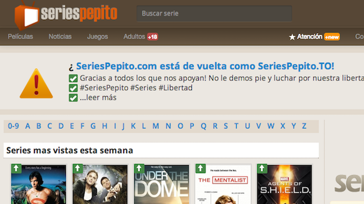 Vuelve SeriesPepito, con nuevo dominio y todas sus series