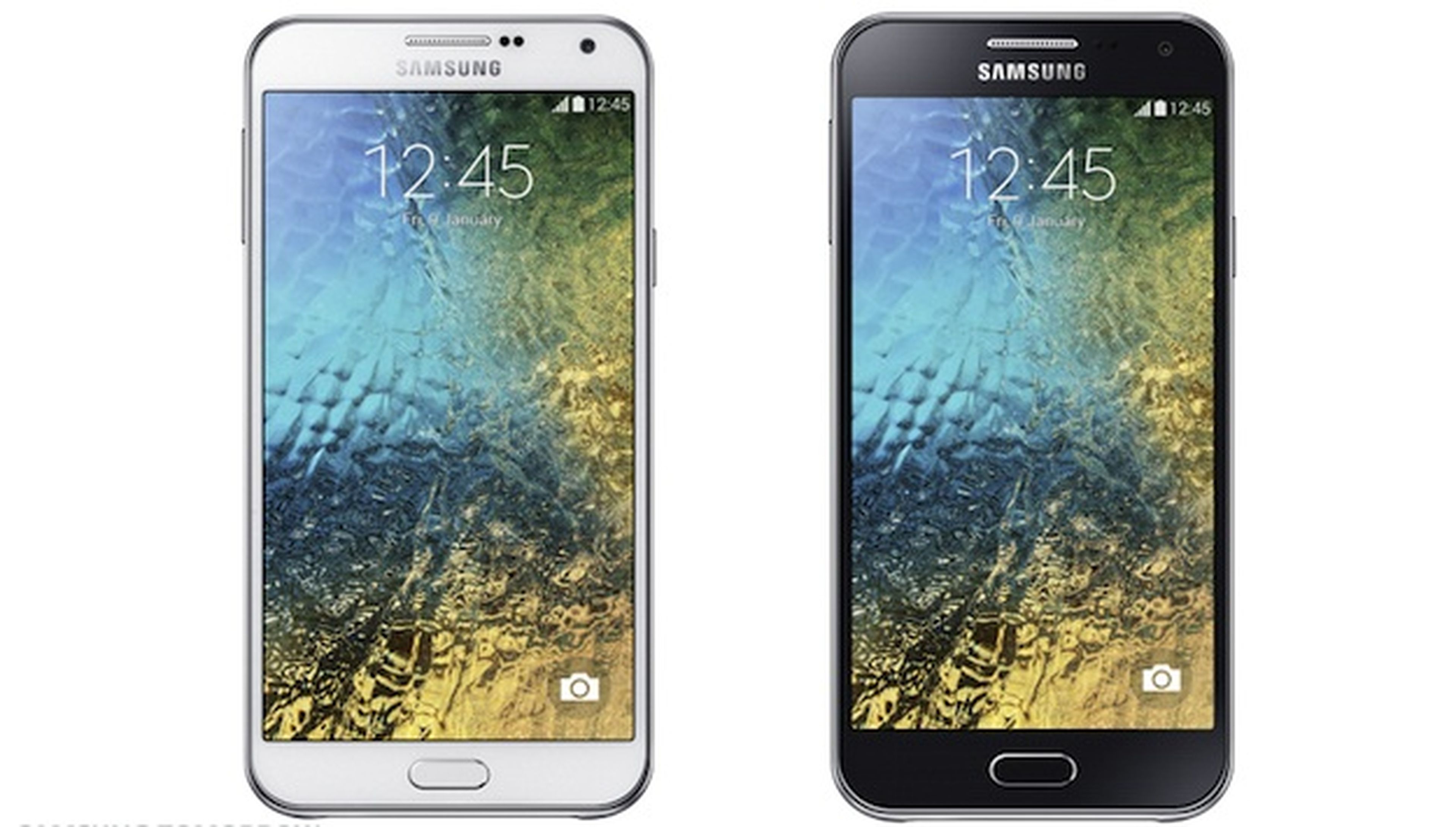 Los nuevos smartphones Galaxy E7 y E5 de Samsung