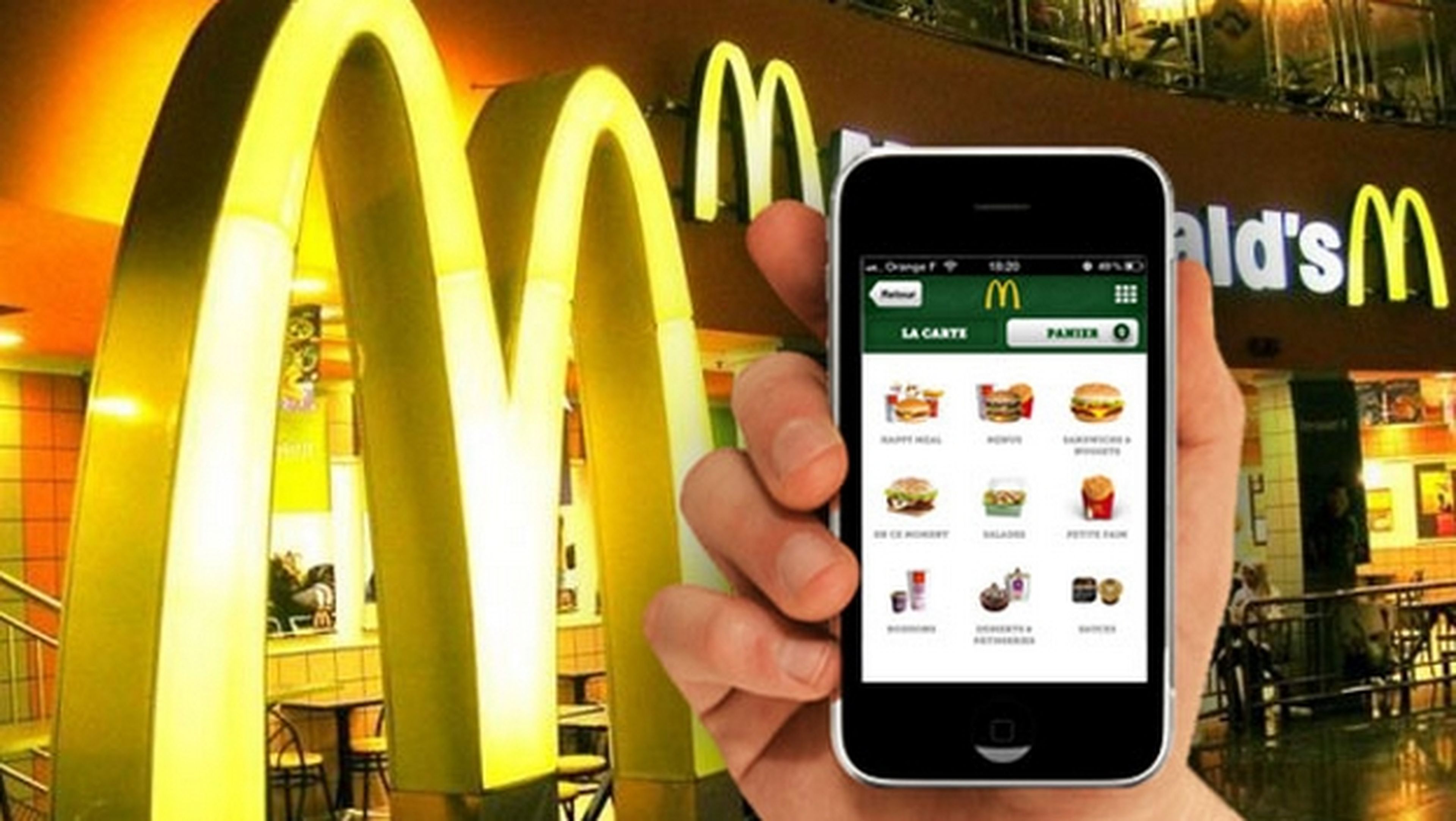 McDonalds estrena la recarga inalámbrica de móviles en sus restaurantes, con el estándar Qi.