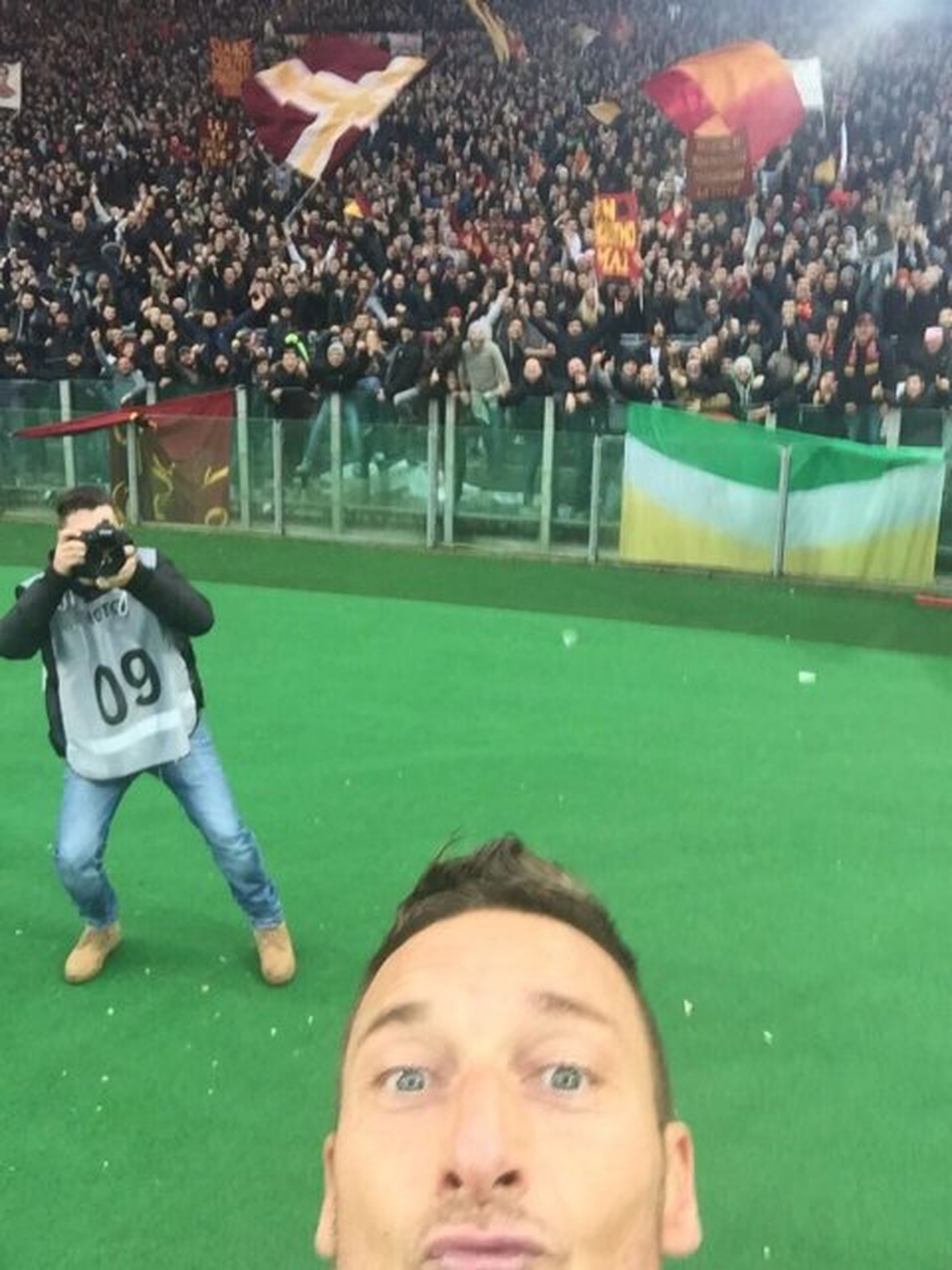 Selfie de Totti