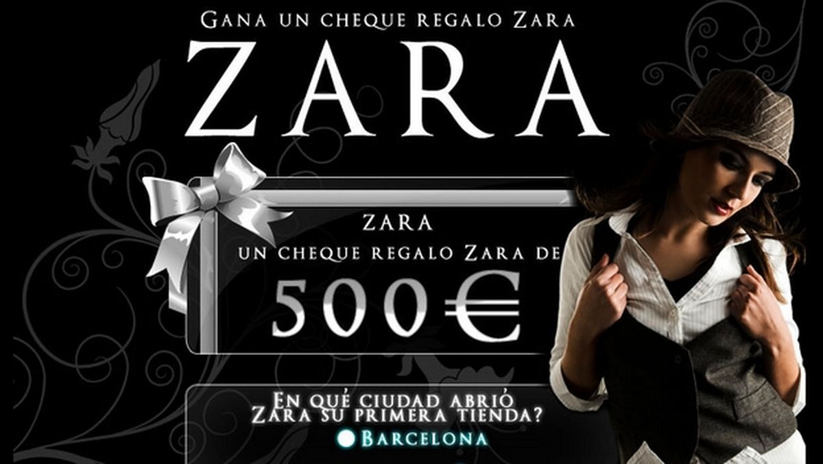 Zara 500€ Tarjetas de regalo new scam on Facebook - Panda