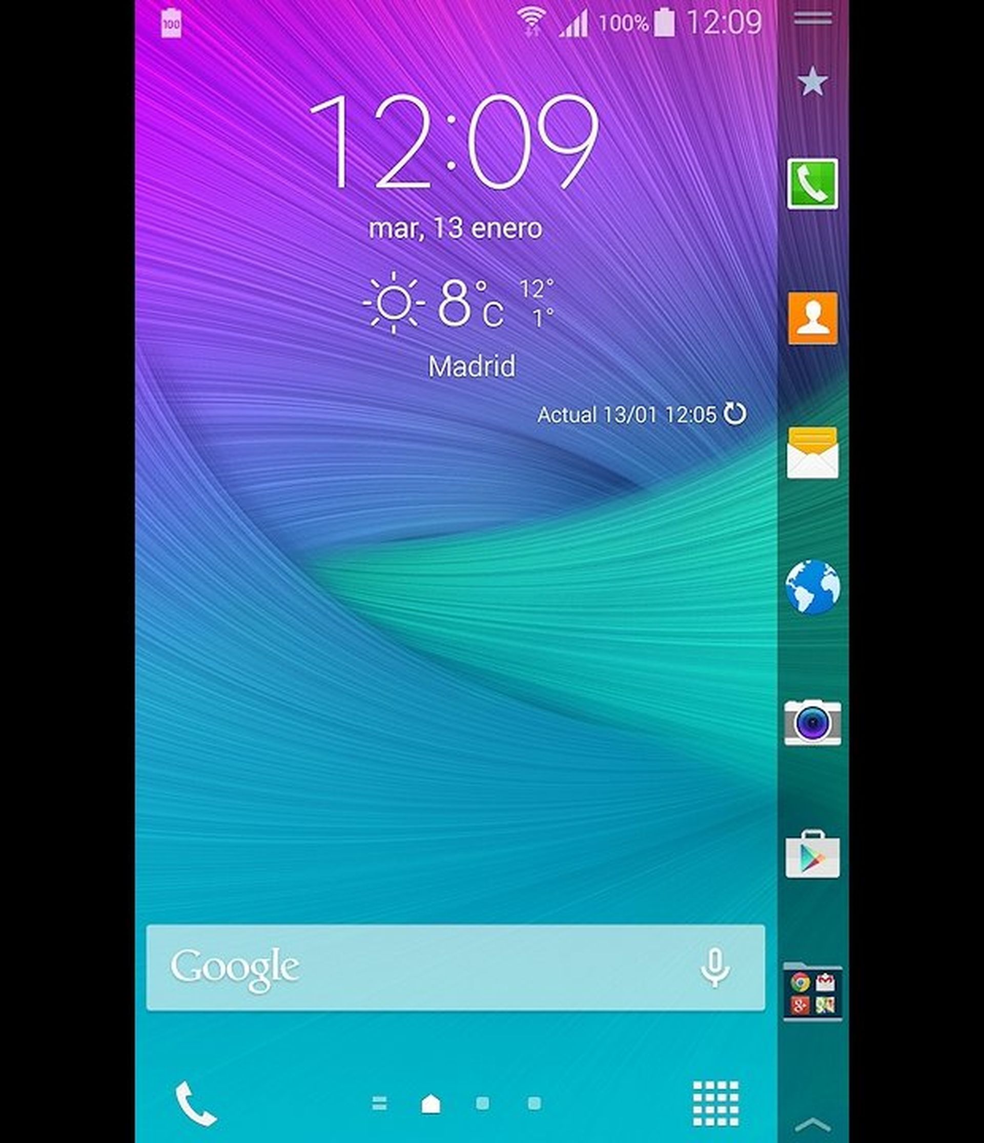 Samsung Galaxy Note Edge (Interfaz)