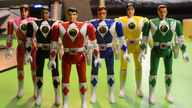 Muñecos power sales rangers antiguos