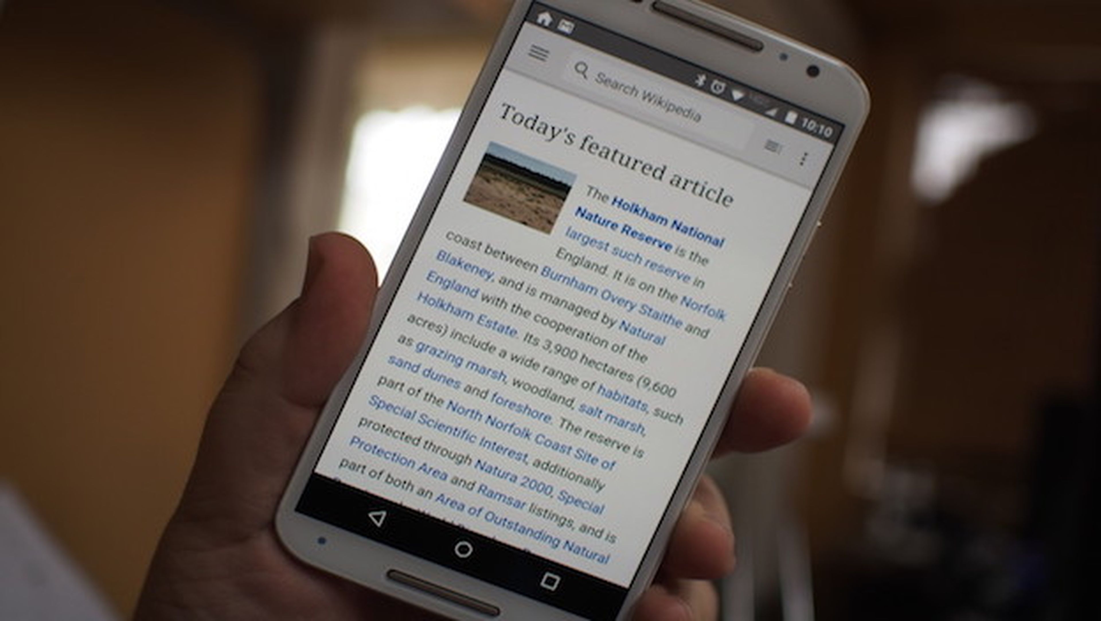 Wikipedia para Android se vuelve más nativa