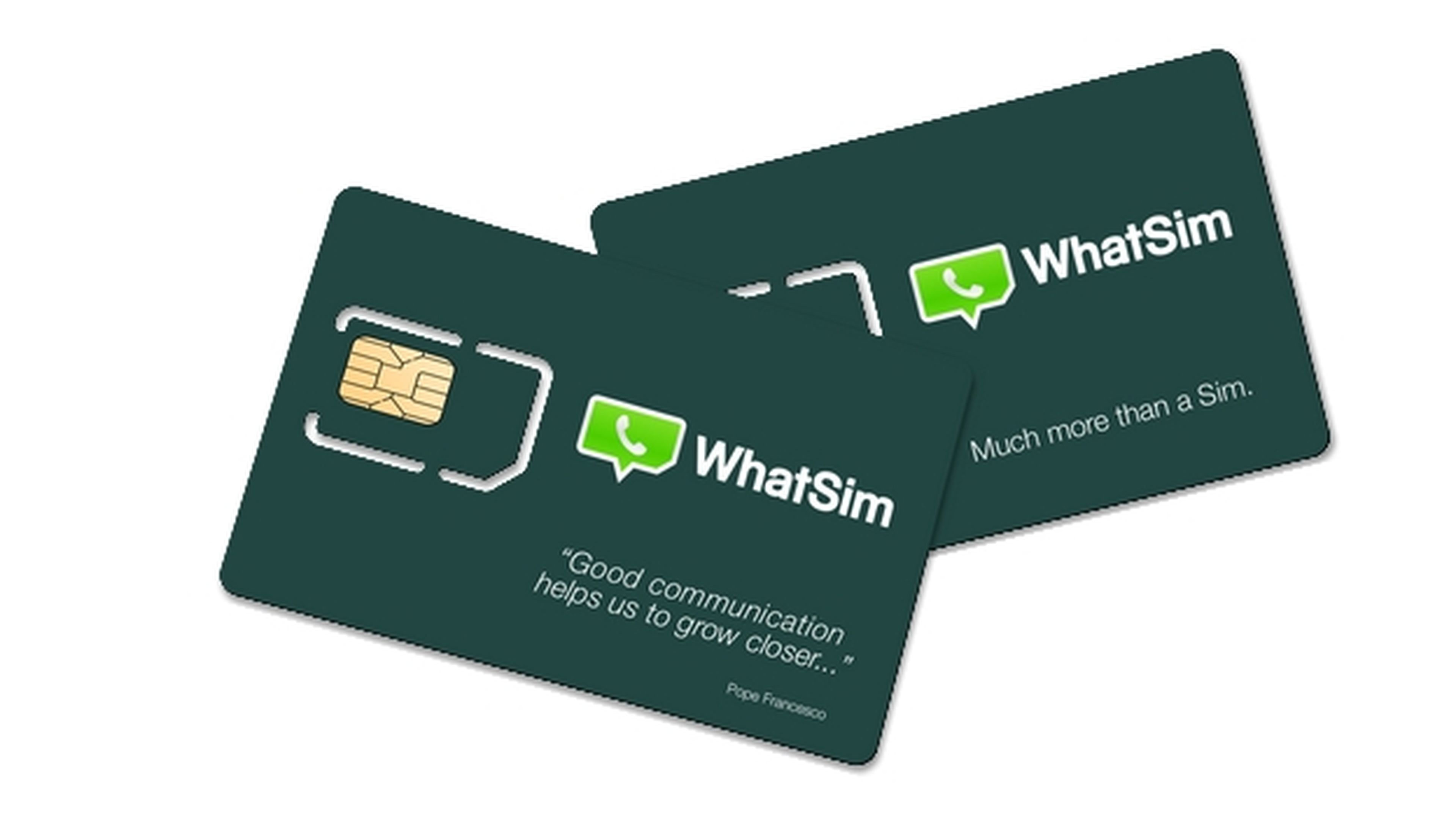 WhatSim, la tarjeta SIM para usar WhatsApp en todo el mundo.