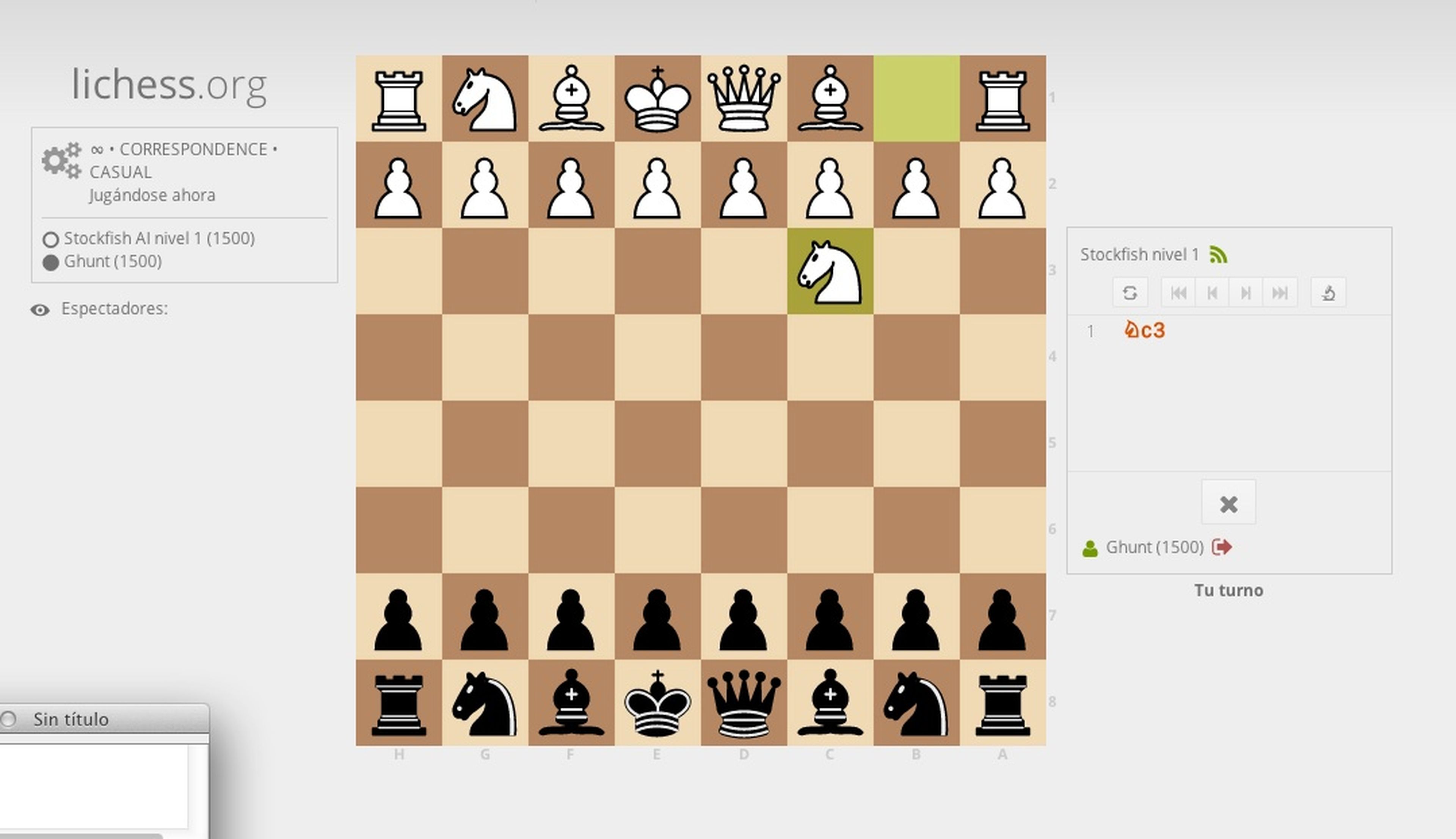 Ajedrez es muy popular en línea también.  Chess online, Play game online,  Computer chess