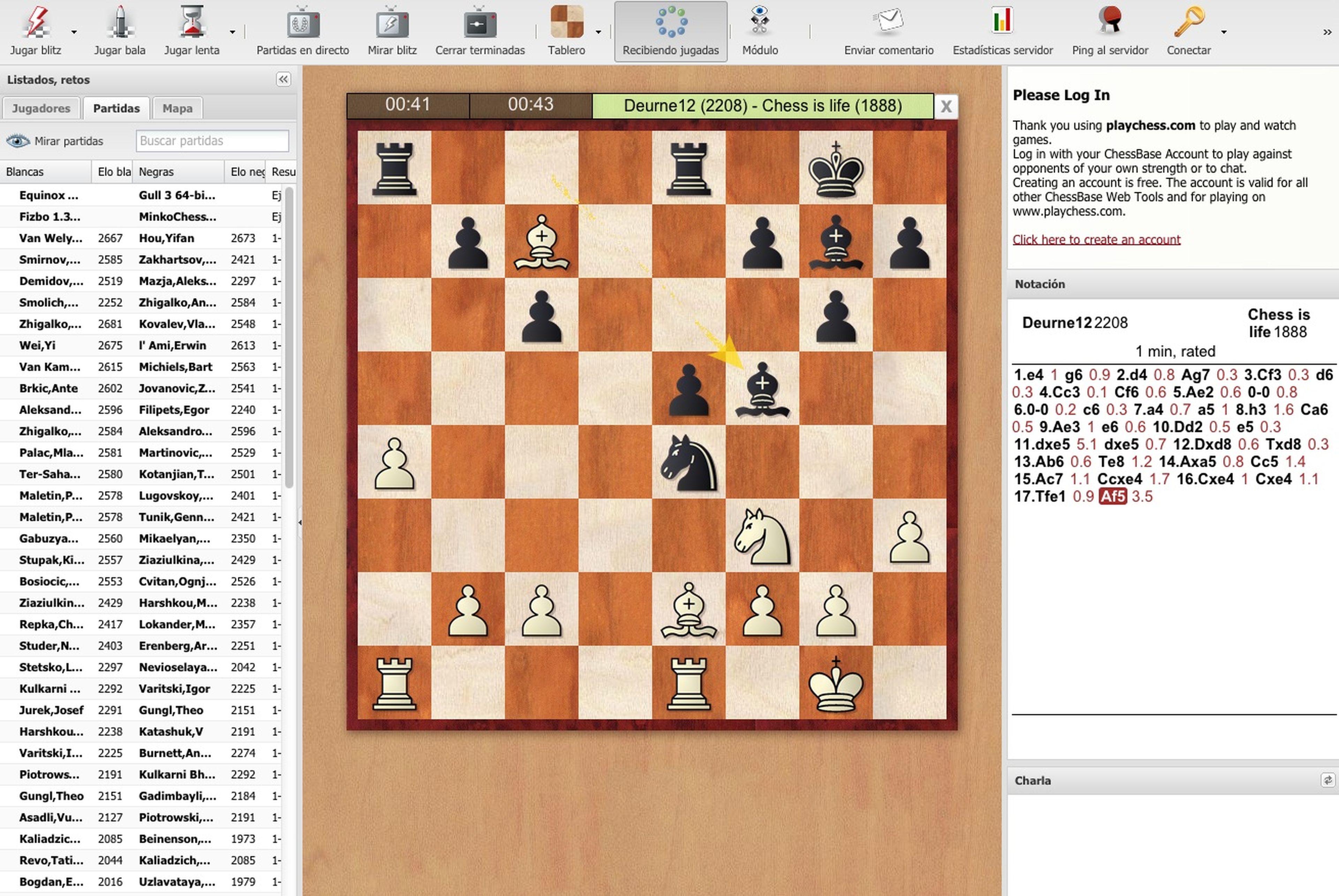 Play Chess Online pertenece a la famosa ChessBase