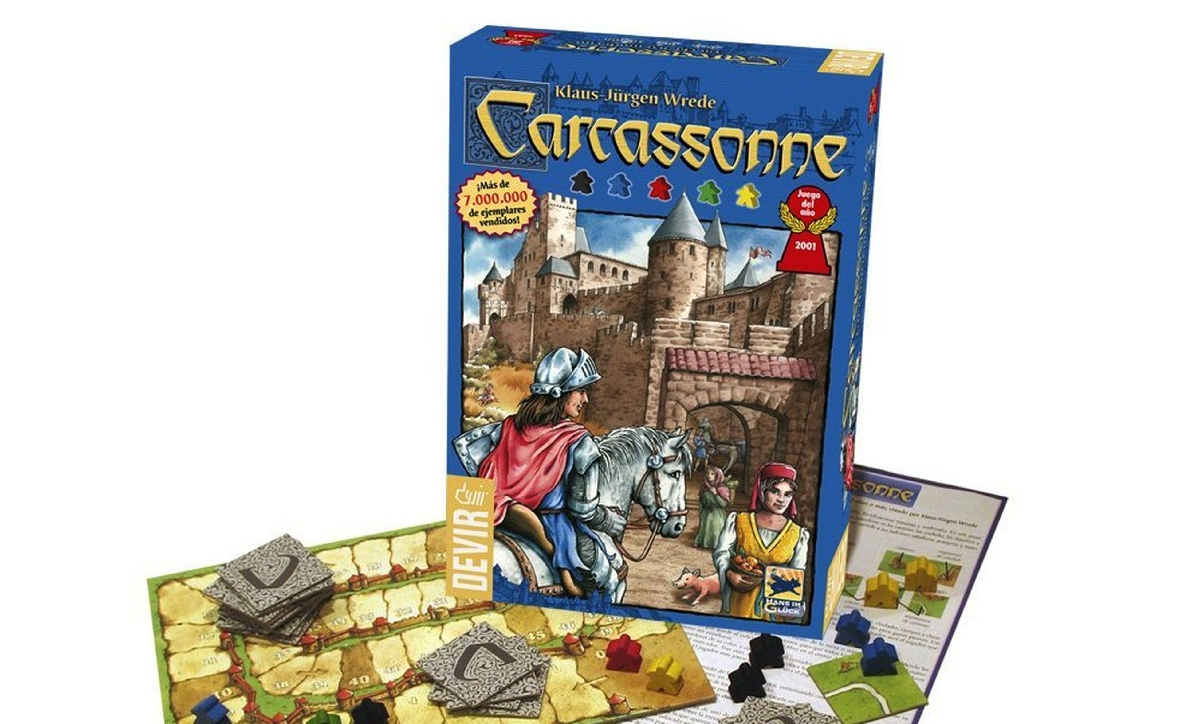 Carcassonne te invita a colocar con acierto una serie de losetas