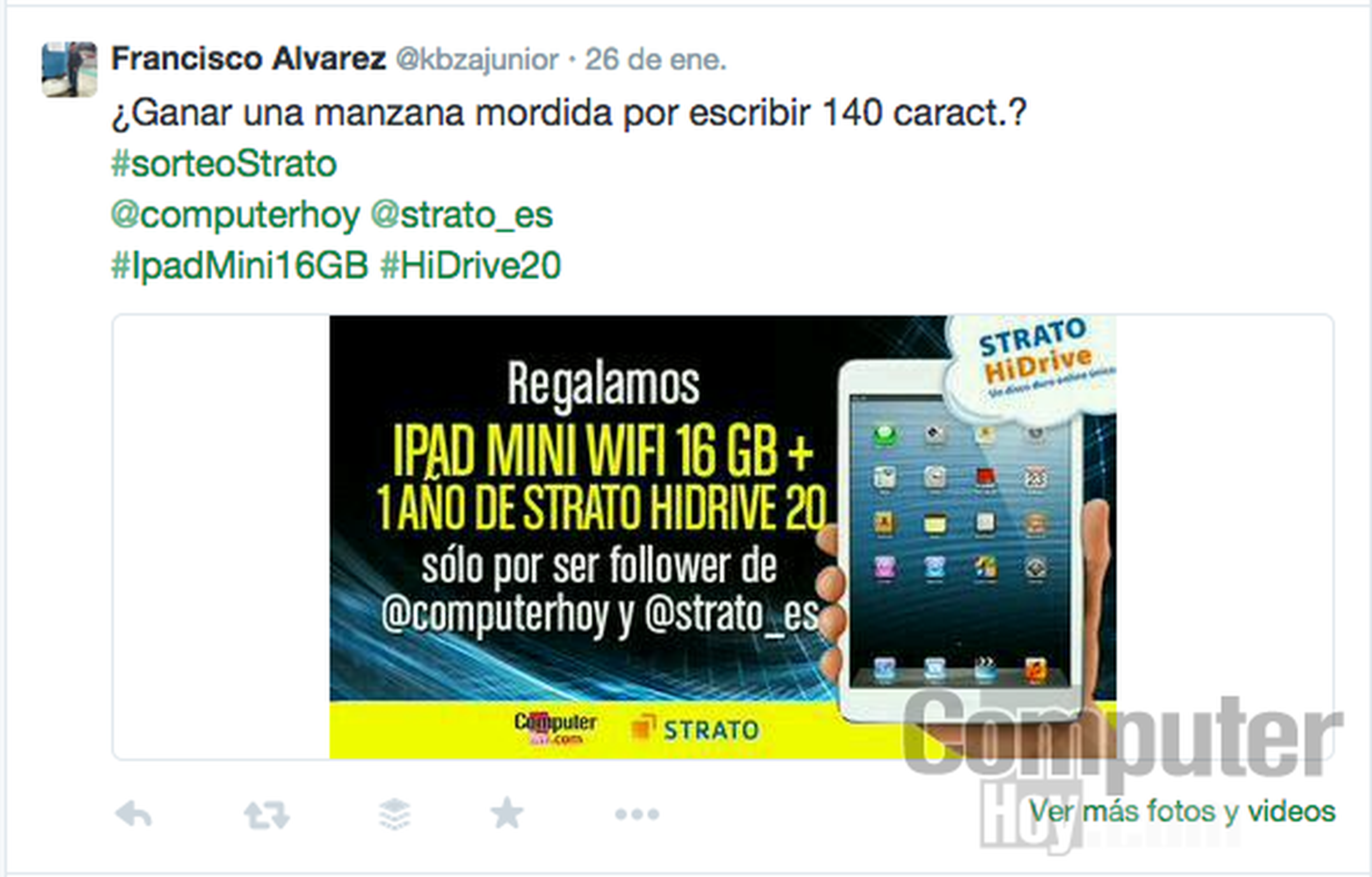 Sorteamos un iPad Mini 16 GB con un año de STRATO HiDrive 20
