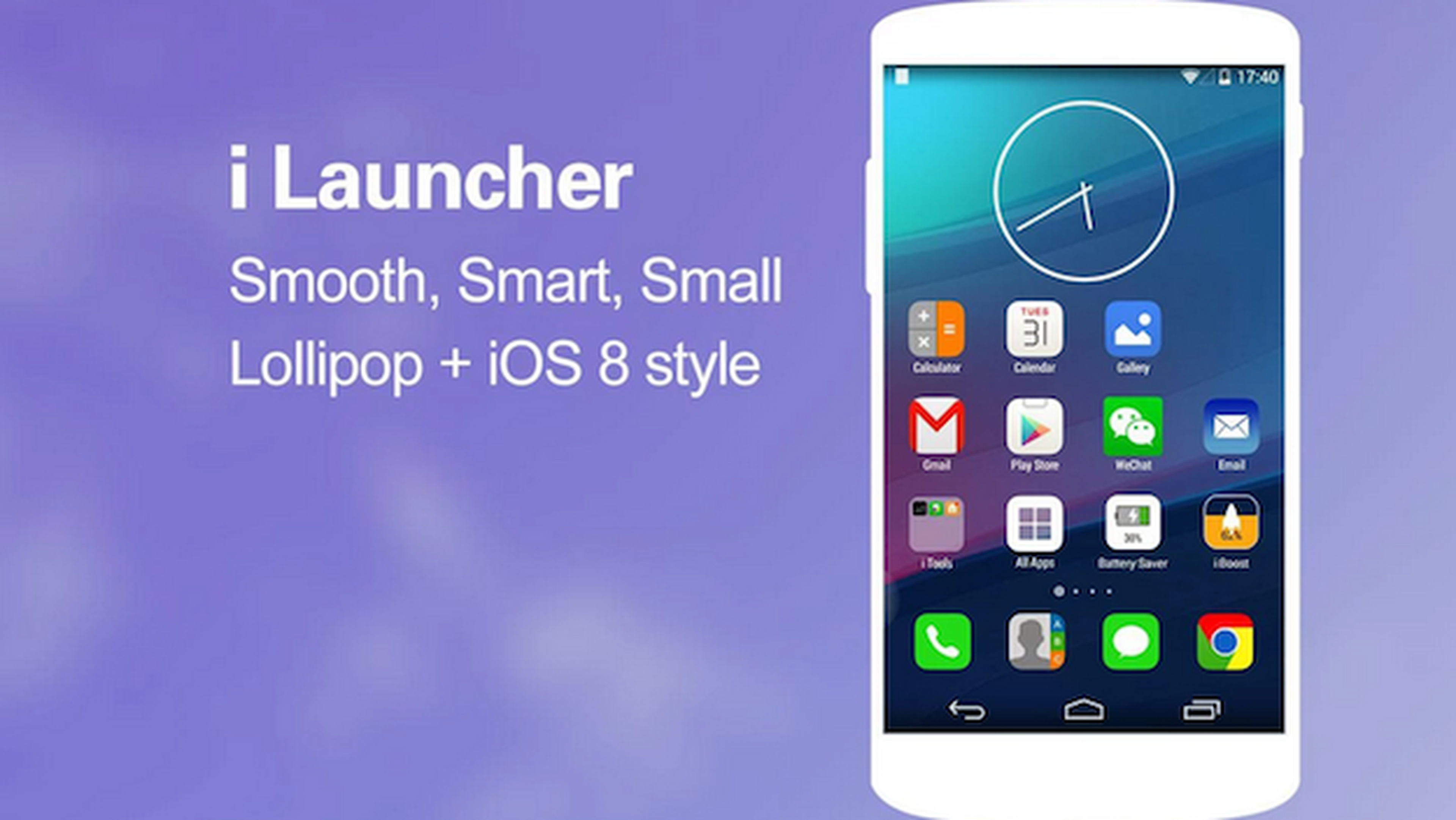 IO Launcher, apps para convertir tu Android en un iPhone