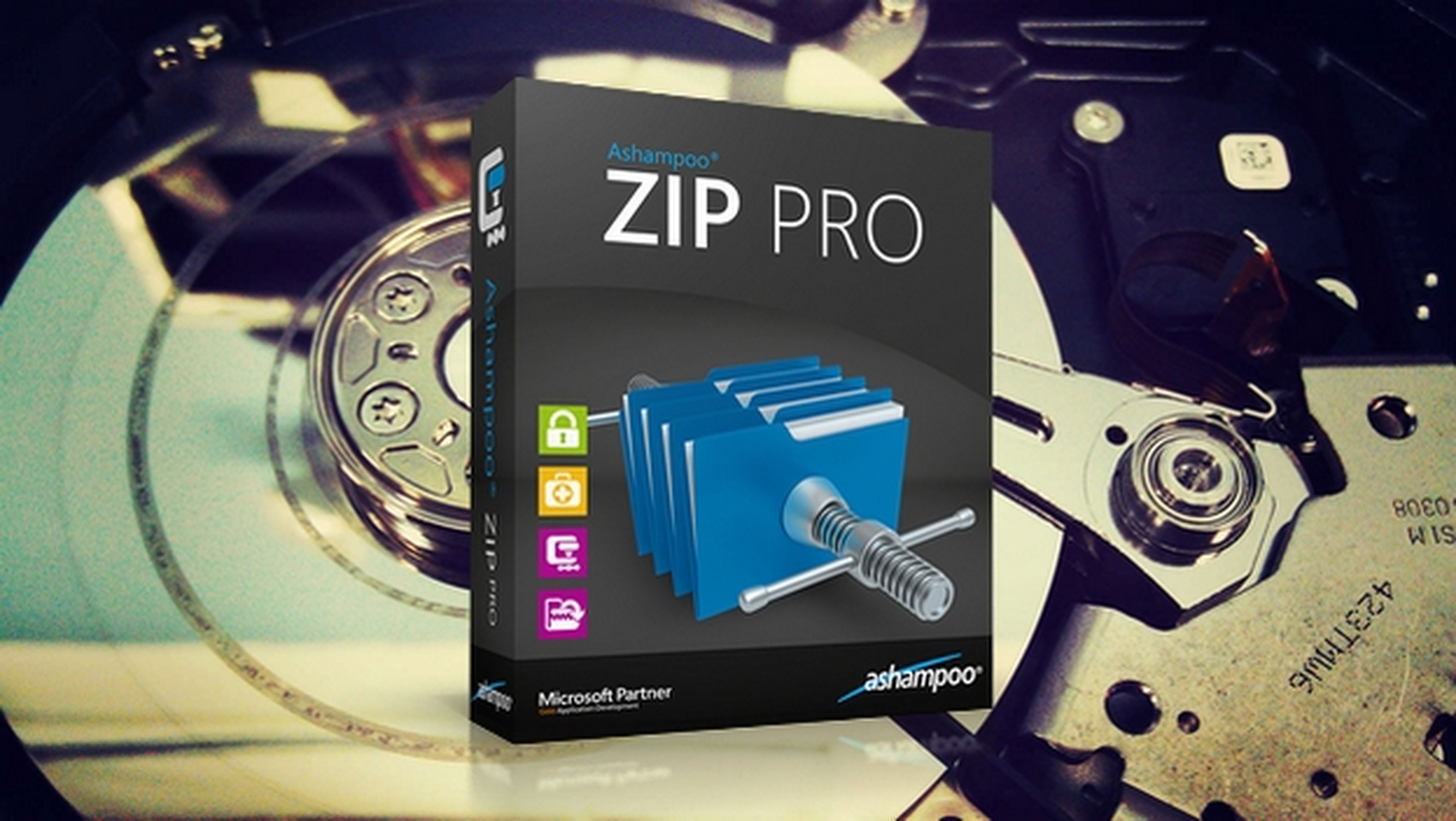 Ashampoo ZIP Pro comprime, encripta y comparte tus datos de forma sencilla y segura.