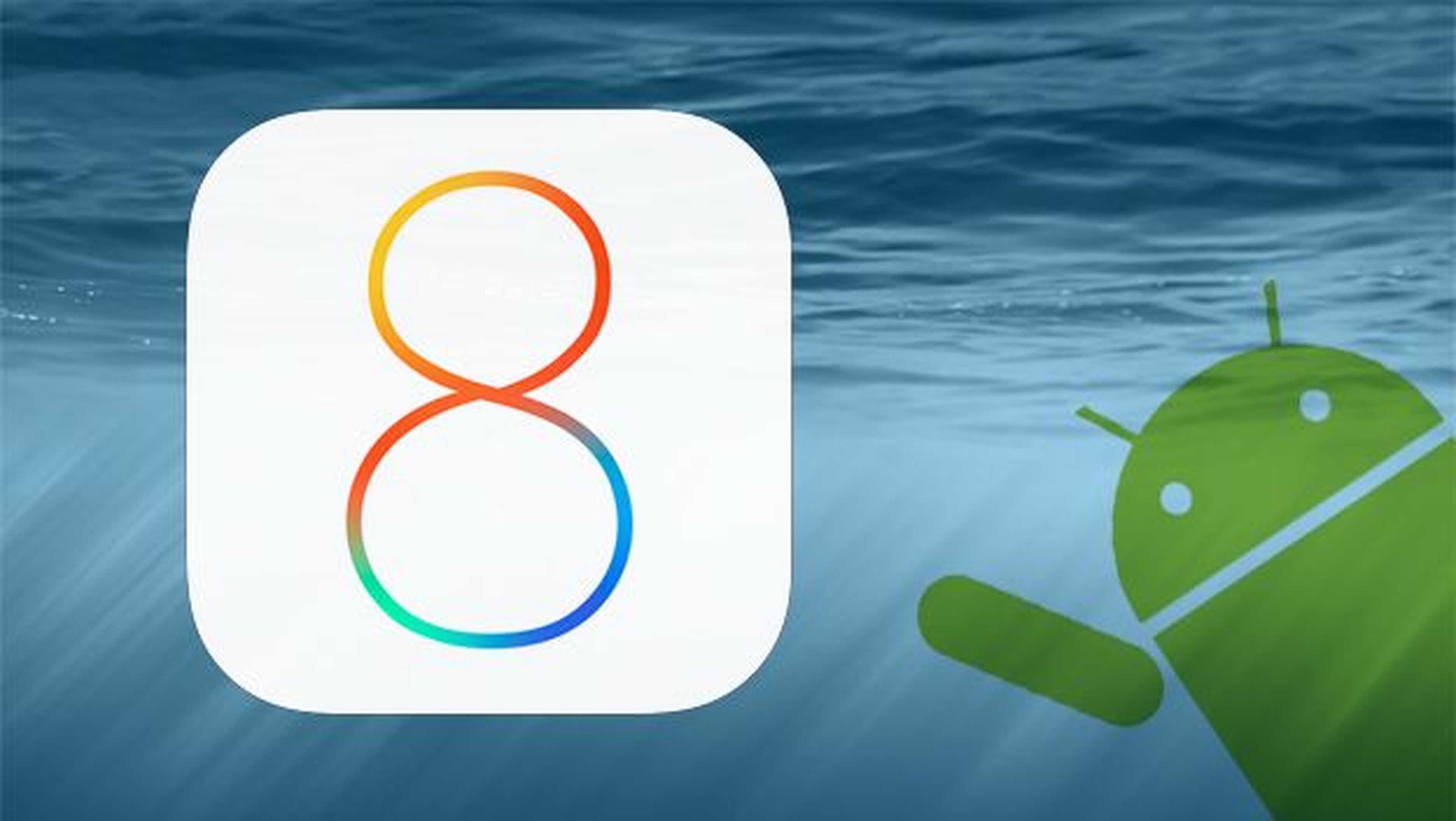 Apps convierten la interfaz de un móvil Android en iOS 8