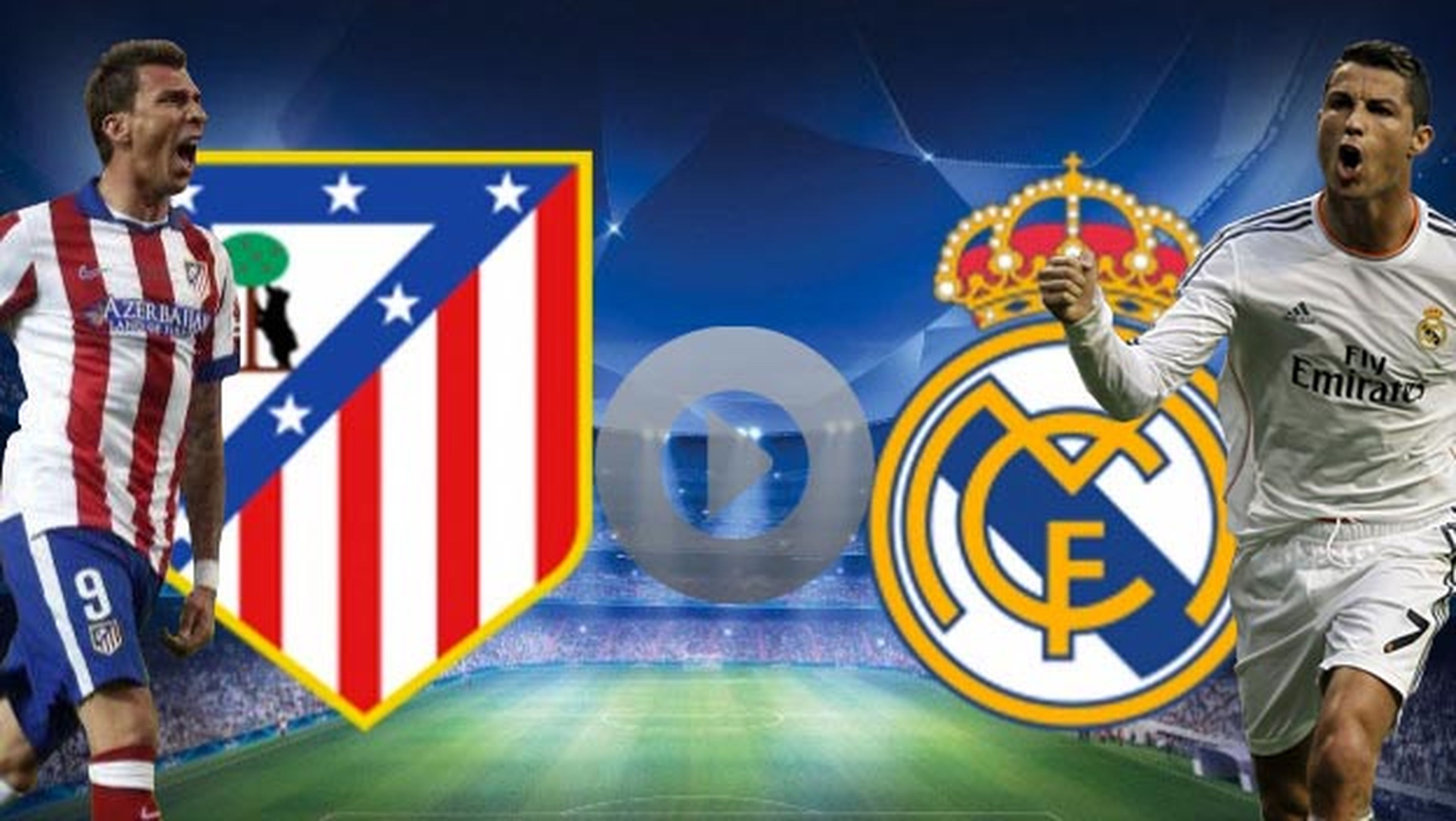 Ver online y en directo el Atlético de Madrid vs Real Madrid