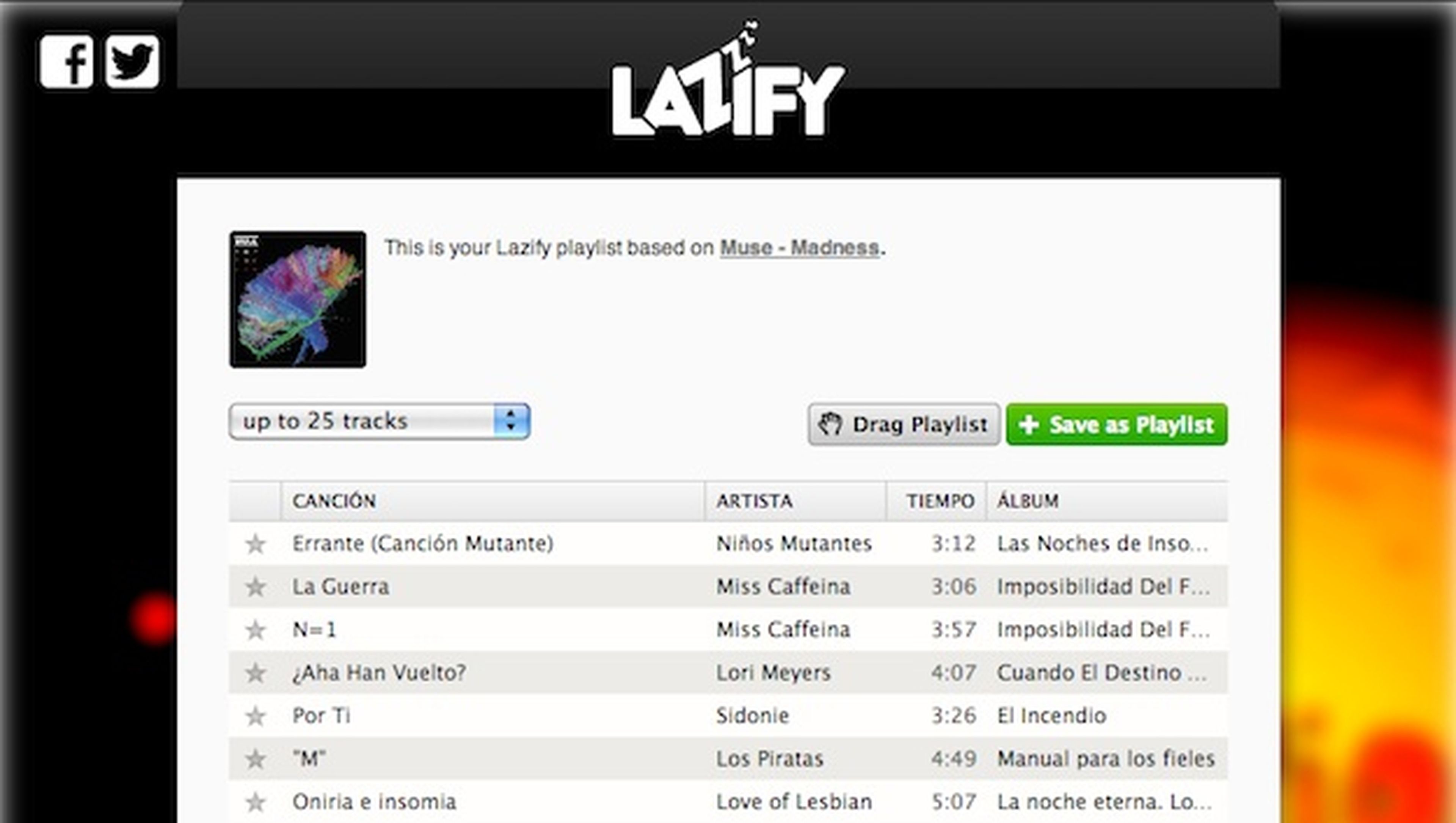 Lazify listas personalizadas