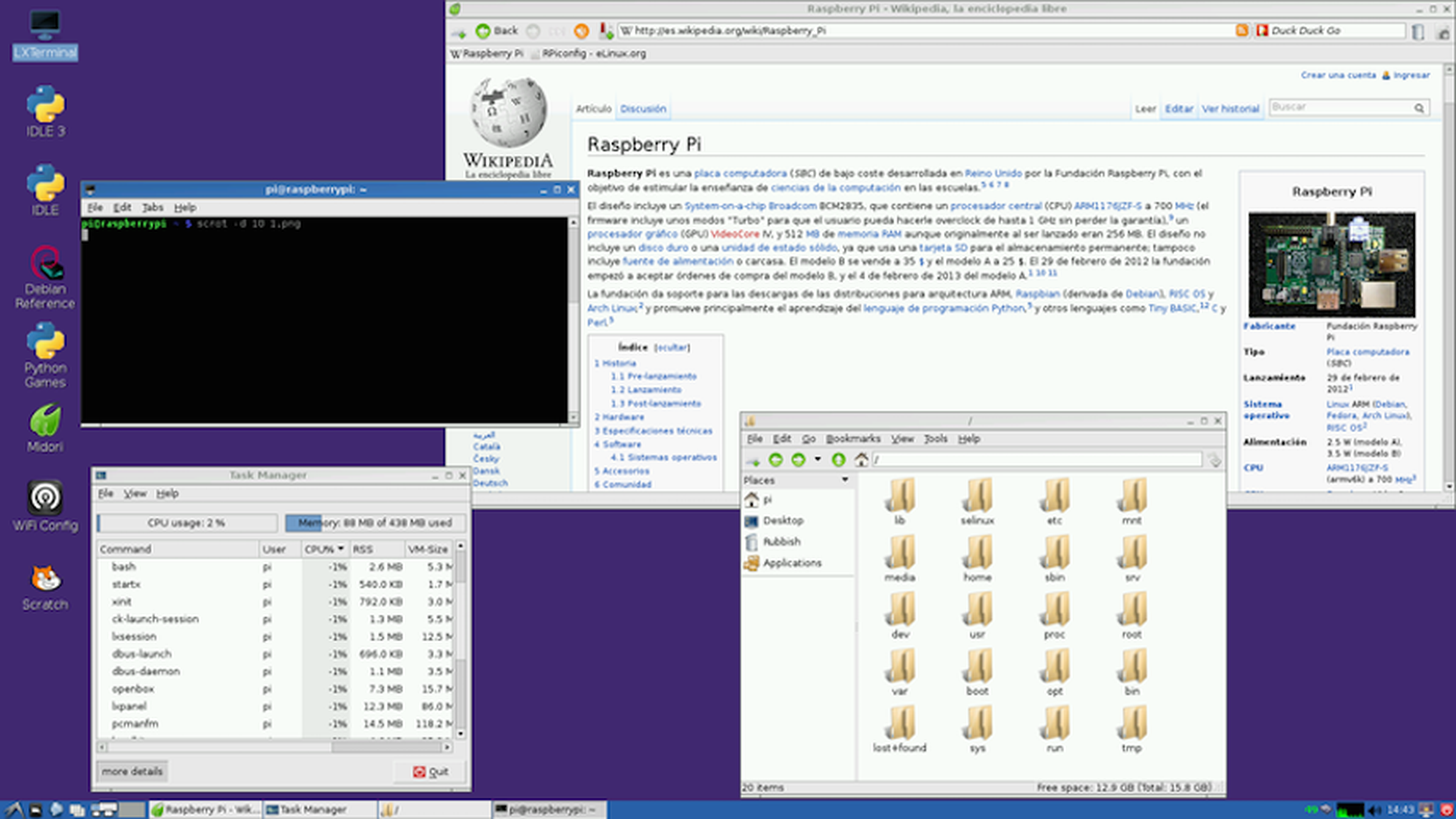Raspbian es la distro más conocida para Raspberry Pi