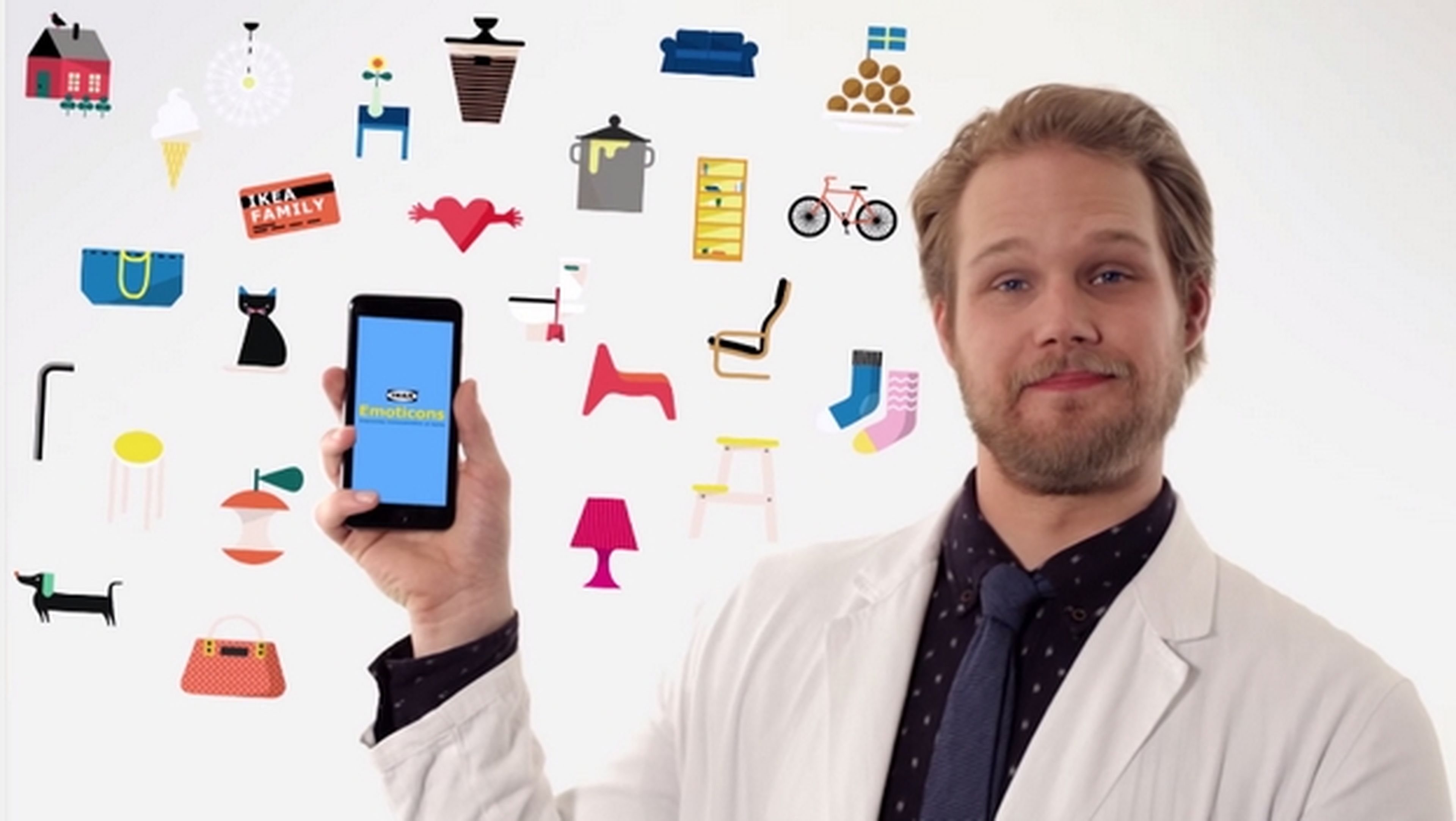 IKEA lanza una apps de emoticonos para las parejas.