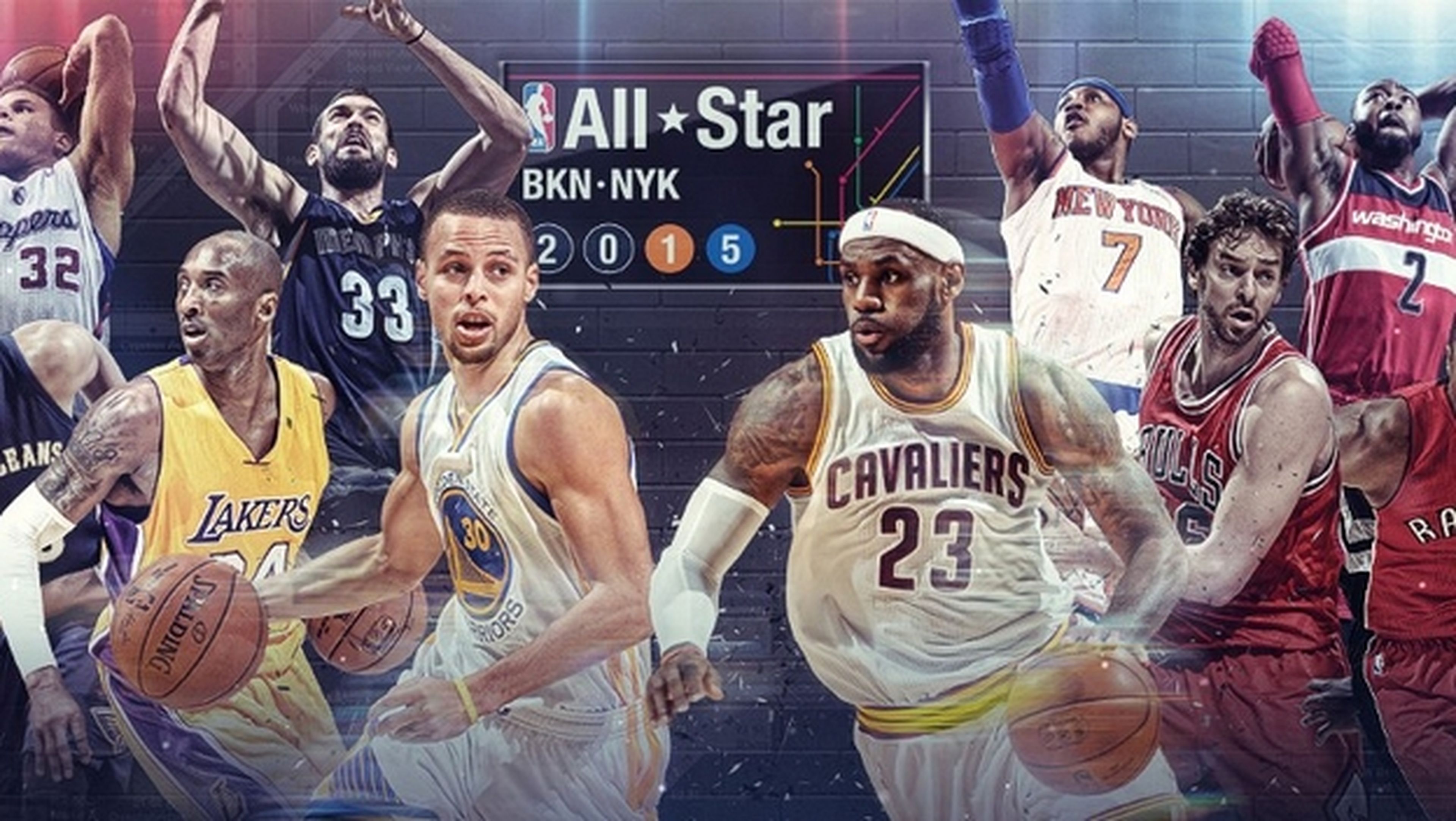 Dónde ver online el All-Star 2015 de la NBA con Marc y Pau Gasol.