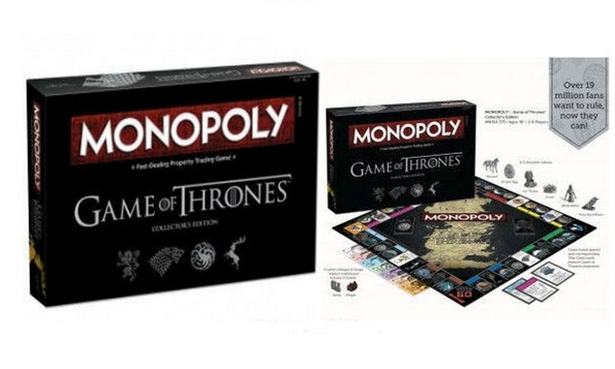 Así es el Monopoly de Juego de Tronos. ¡Espectacular!