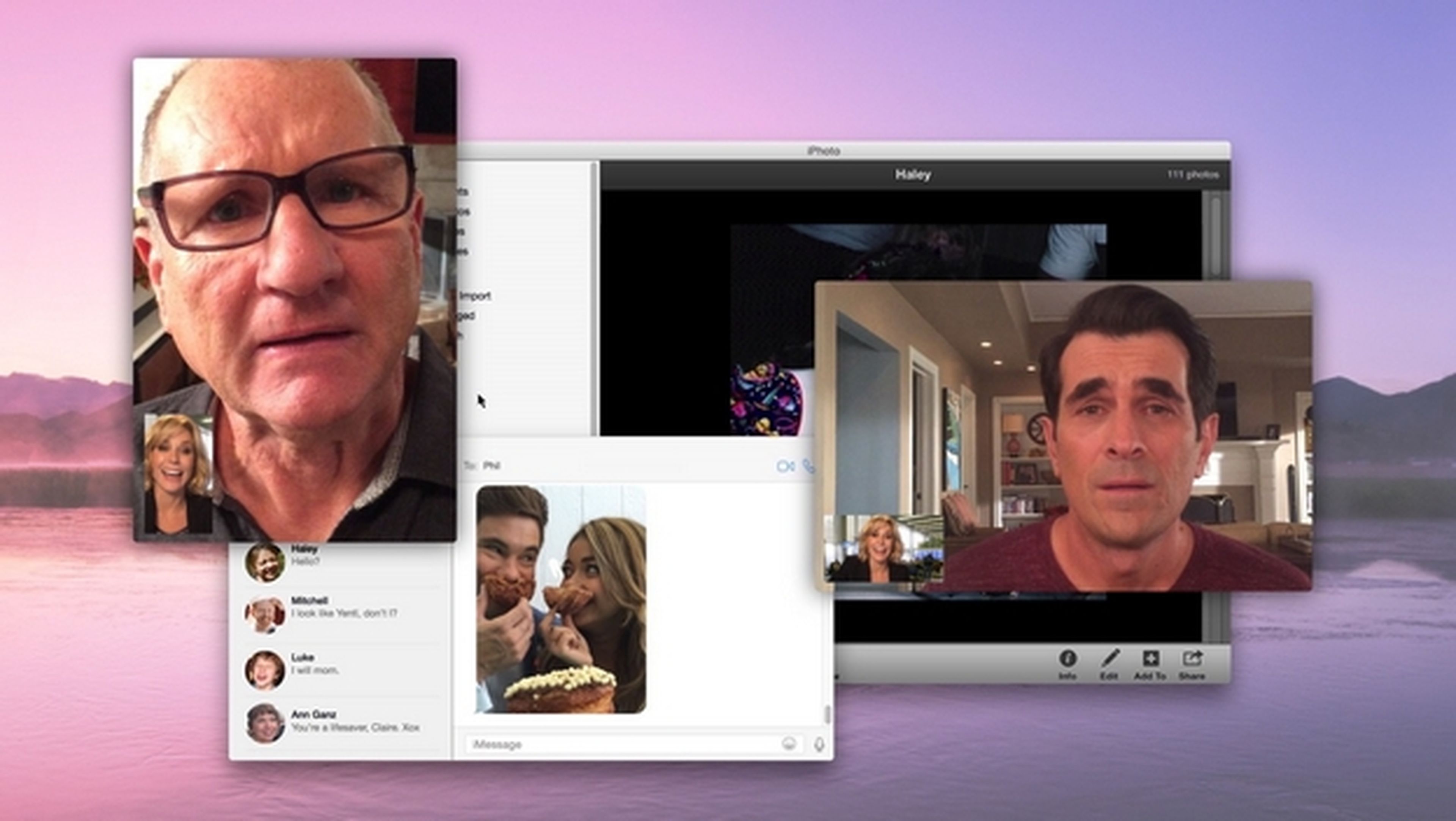 Un episodio de Modern Family, rodado con un iPhone y un iPad, y visionado por completo en un Macbook Pro.