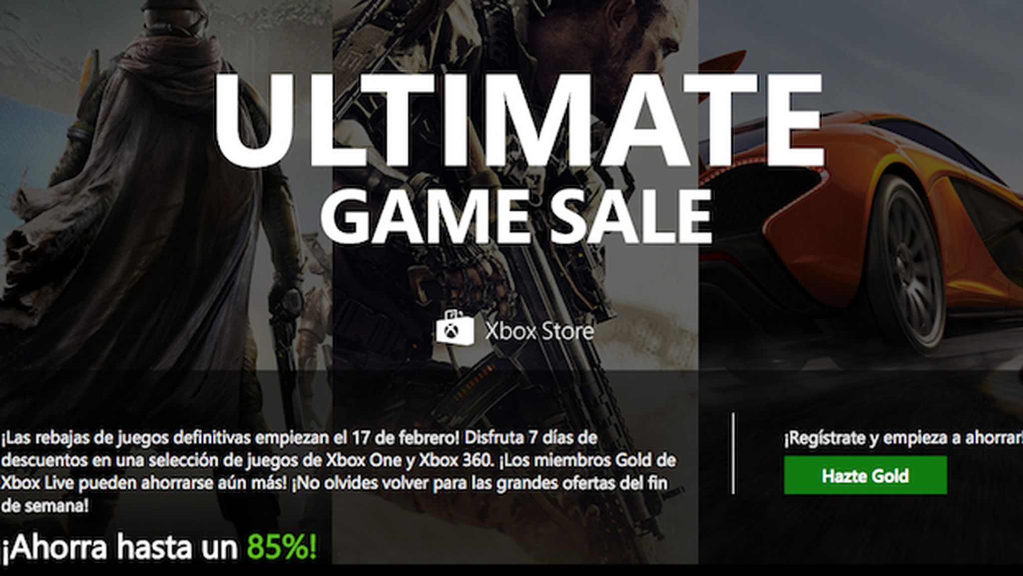 Microsoft ultimate game sale ofertas en juegos para xbox