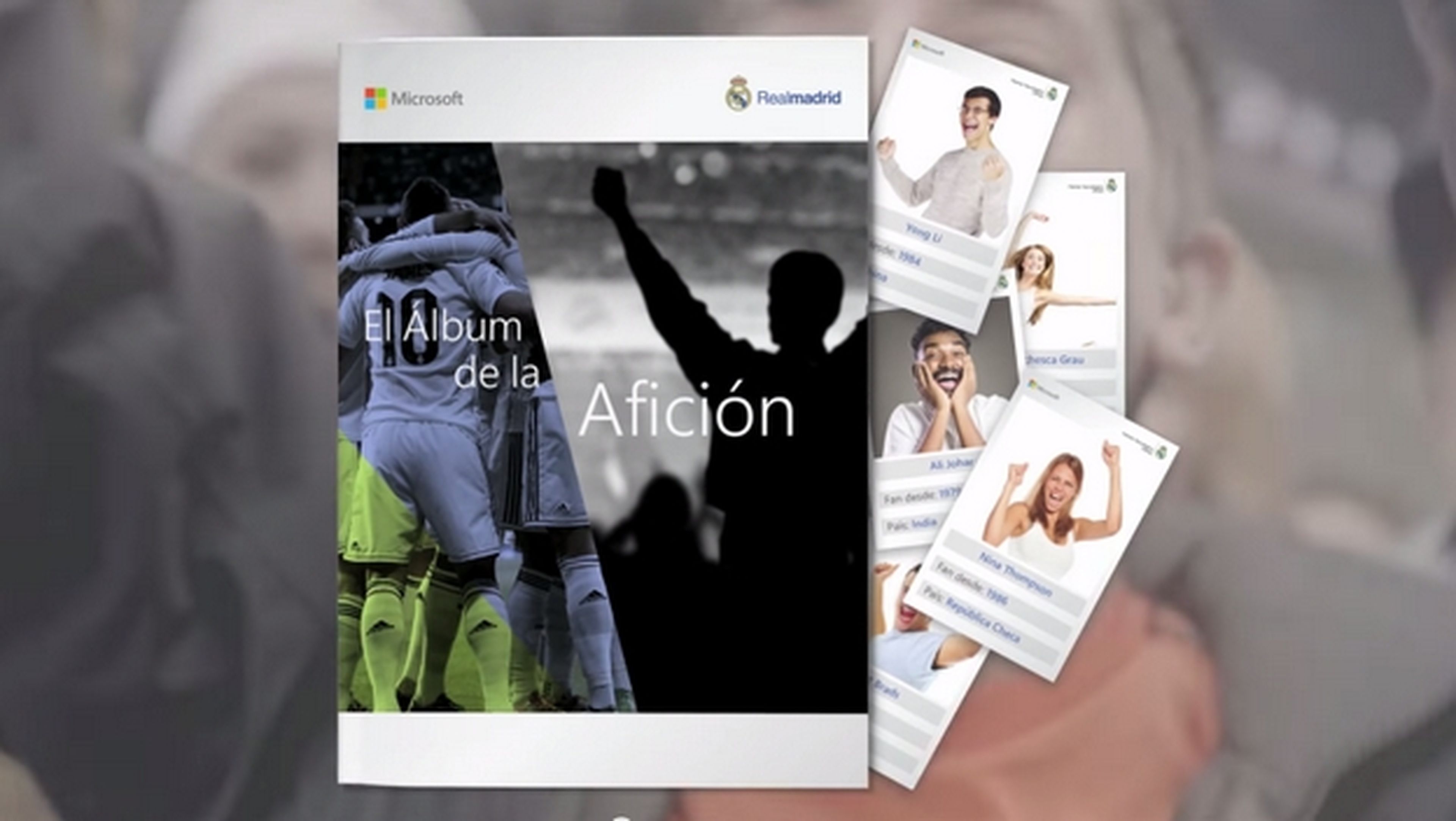 Microsoft estrena el álbum digital del Real Madrid.
