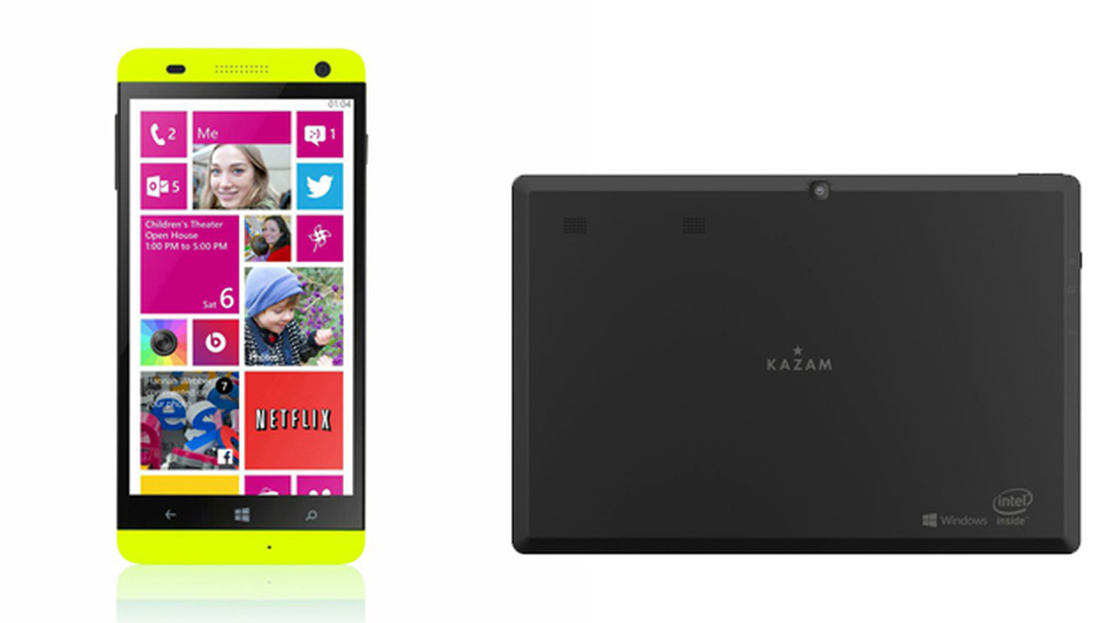 Kazam lanza 8 nuevos móviles y 3 tablets con Windows 8.1