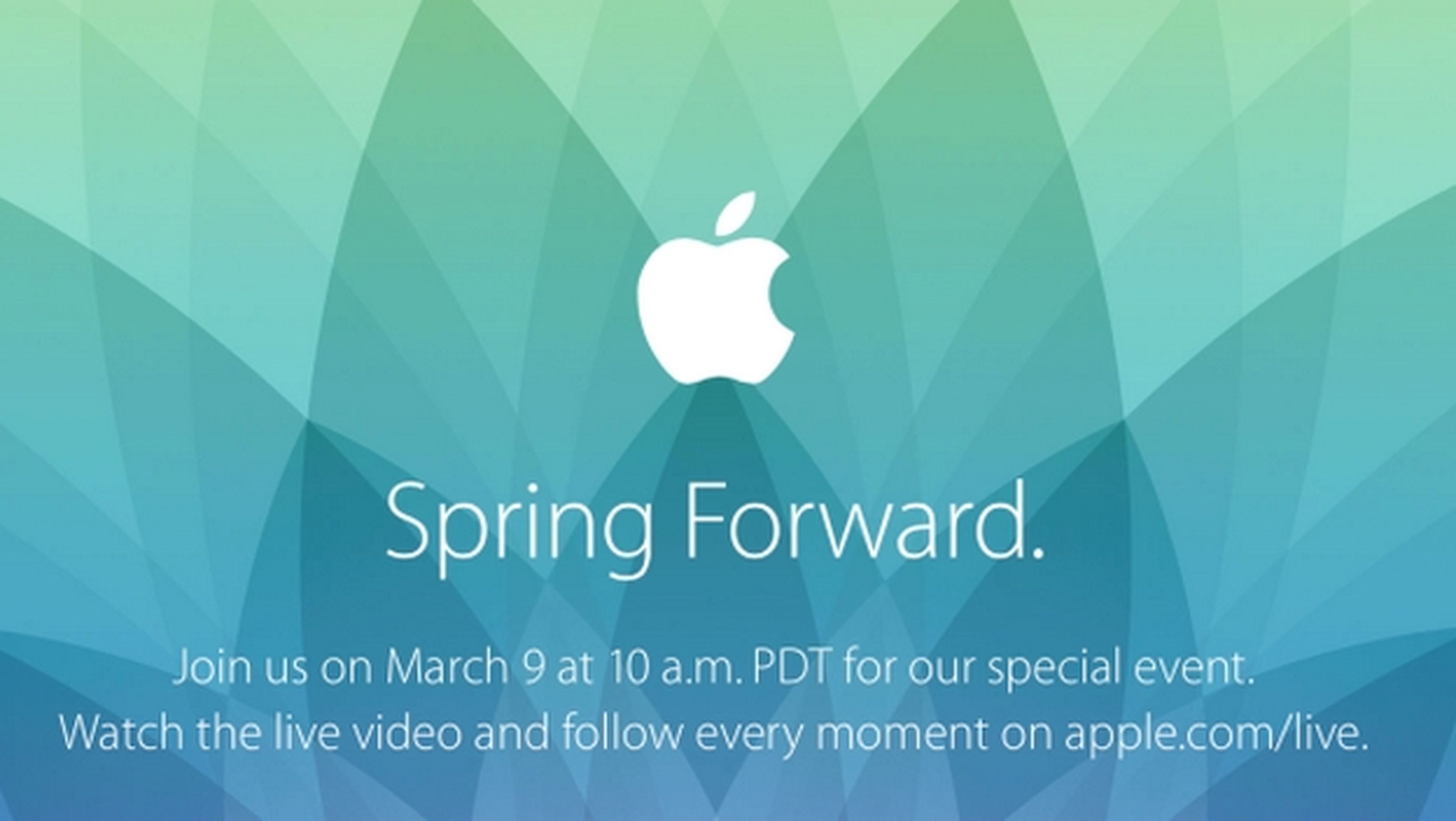 Apple Watch se estrenará en un evento oficial el 9 de marzo.