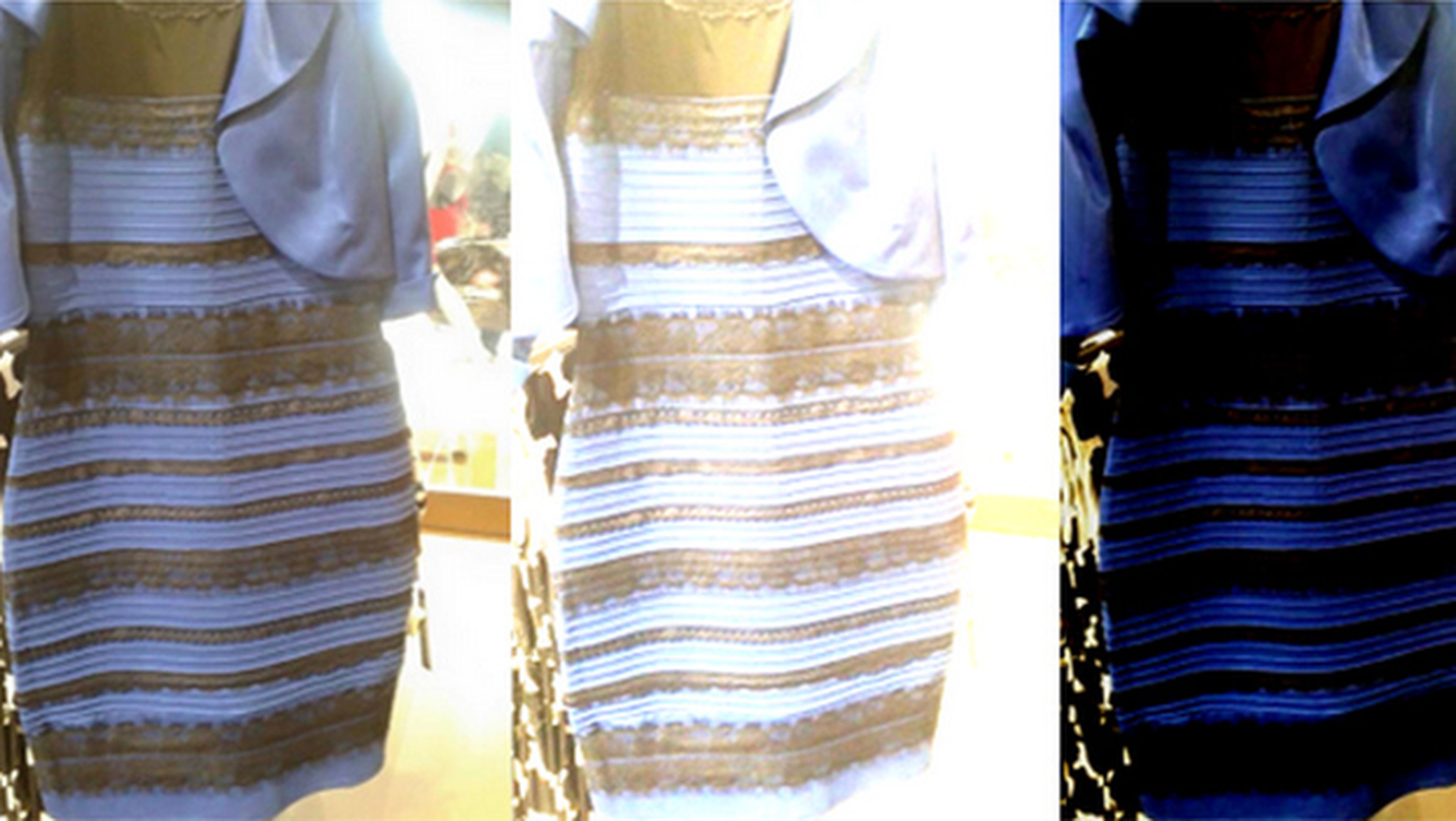 Por qué vemos este vestido azul y negro o blanco y Computer Hoy