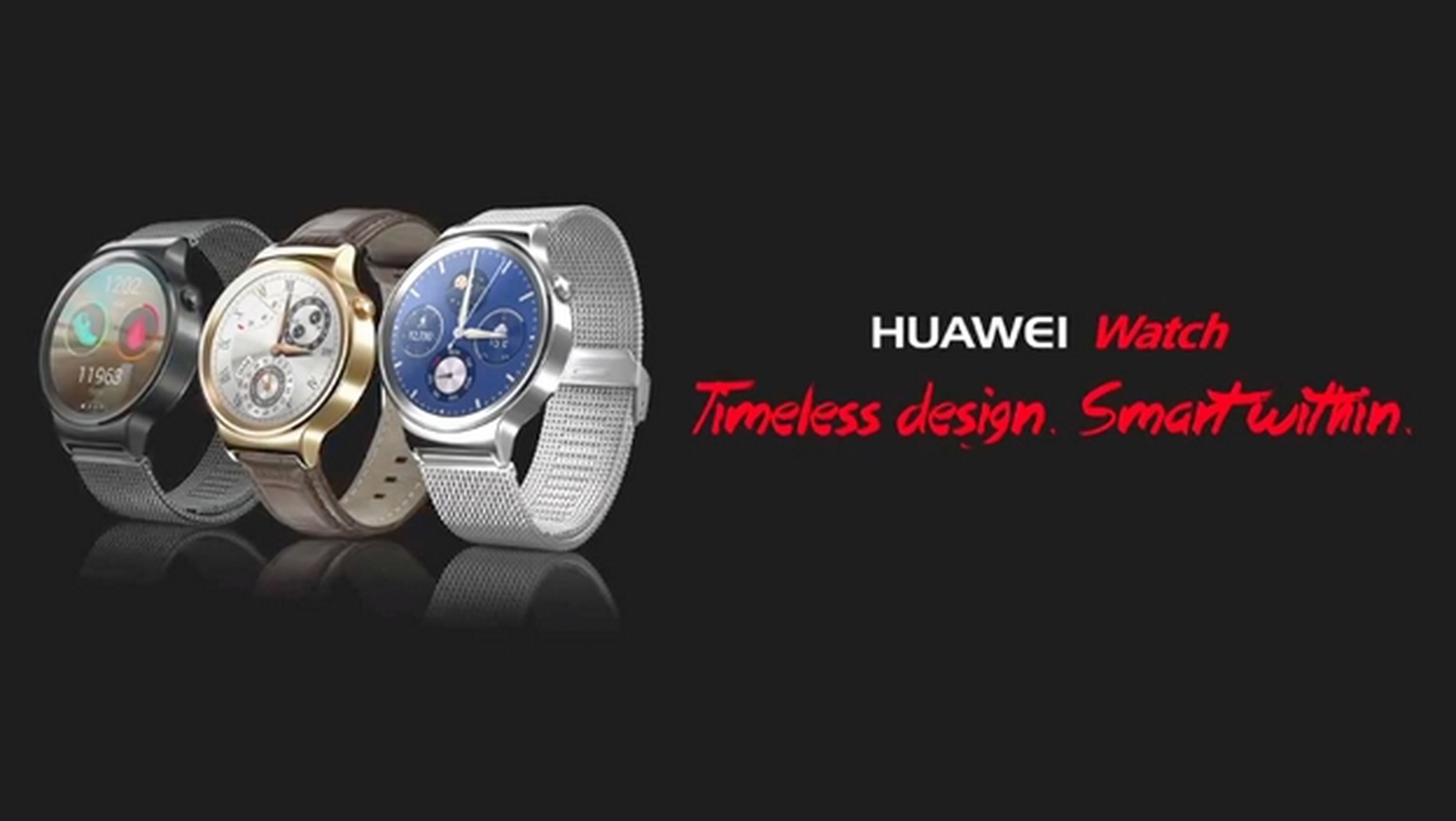 Huawei Watch desvelado en dos vídeos antes del MWC 2015.