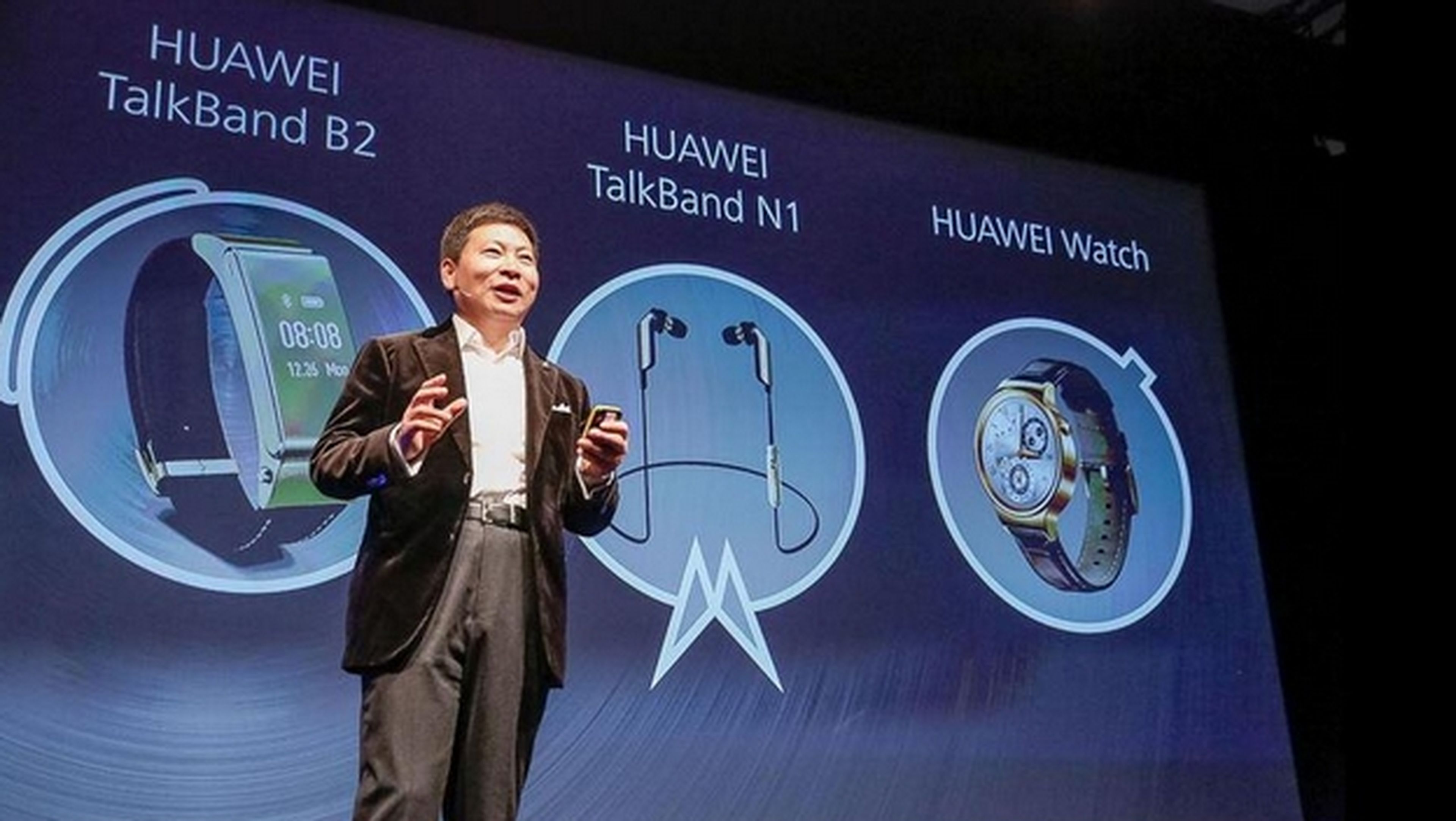 Presentación Huawei Watch, Talkband B2 y N1 en el MWC 2015.