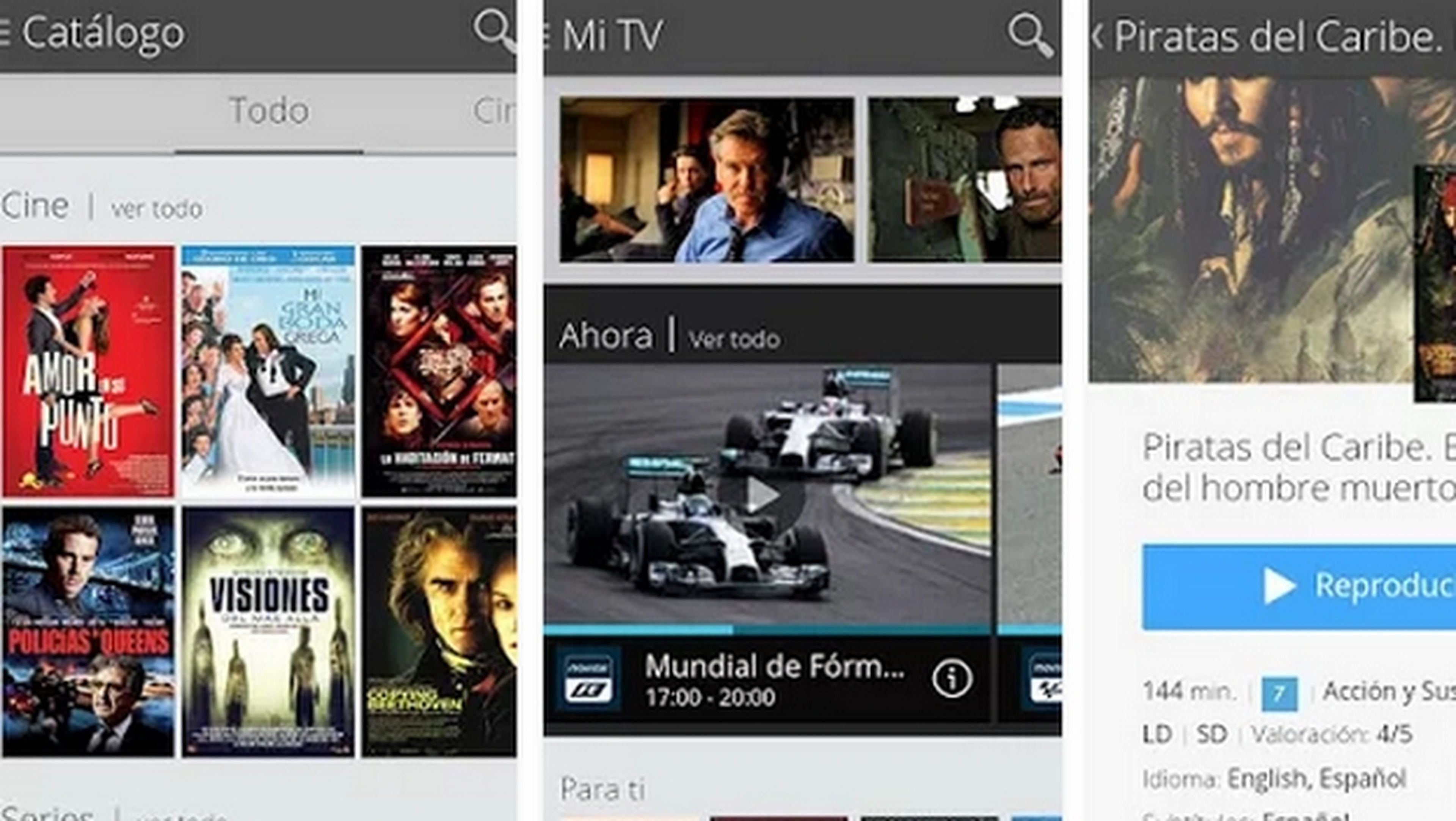 Cortana buscará series y películas para tí en Movistar TV Go de Windows Phone 8.