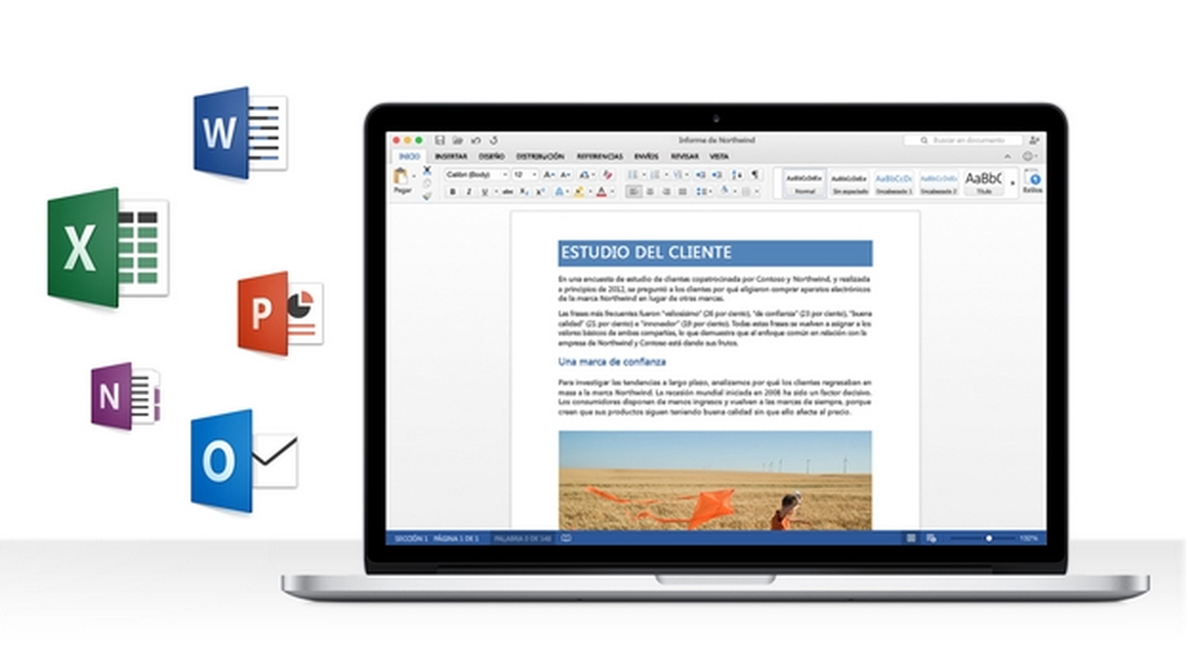 Descarga gratis la preview de Microsoft Office 2016 para Mac.