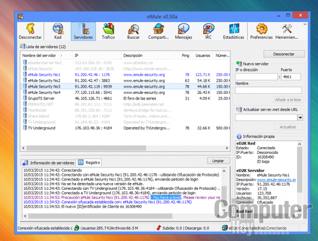 Cómo abrir los puertos de eMule