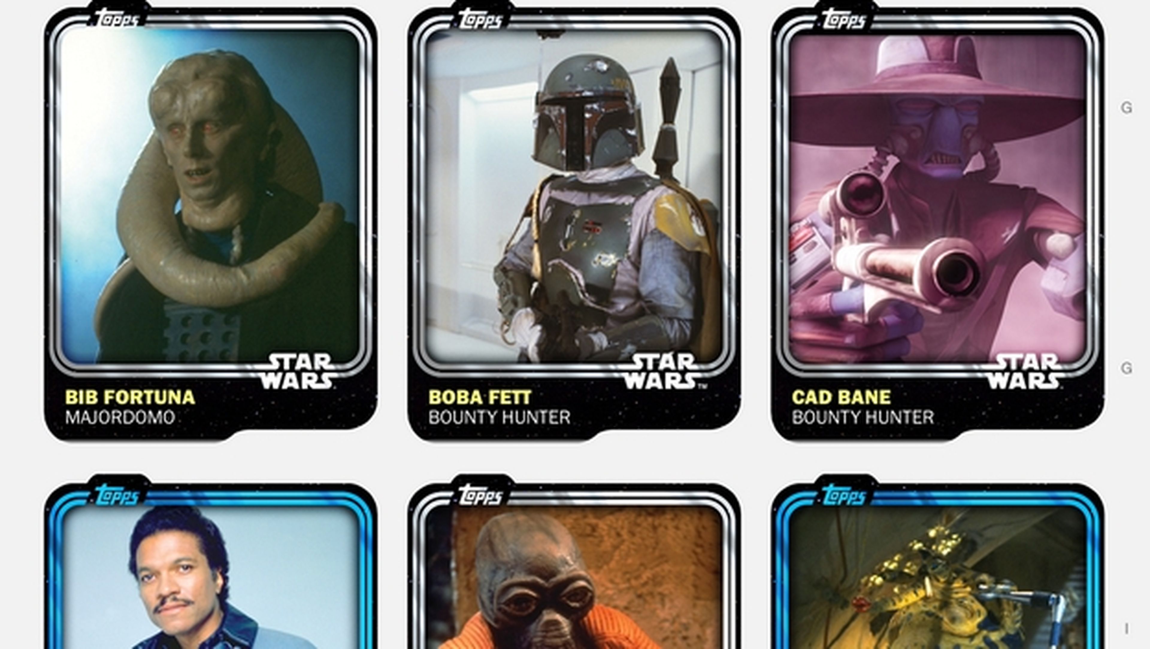 Star Wars Card Trader, la app de iOS para coleccionar las cartas de Star Wars El Despertar de la Fuerza.